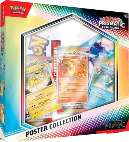Pokemon TCG: Scarlet &amp; Violet—Prismatic Evolutions Poster Collection