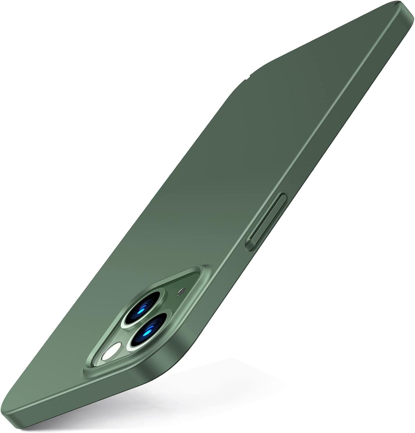 TORRAS Ultra Dünn für iPhone 13 Mini Hülle (mit 2 Schutzglas) Unzerbrechlich Schutz, Exzellente Samtiger Griff,Stoßfest Kratzfeste Handyhülle iPhone 13 Mini Schutzhülle Grün