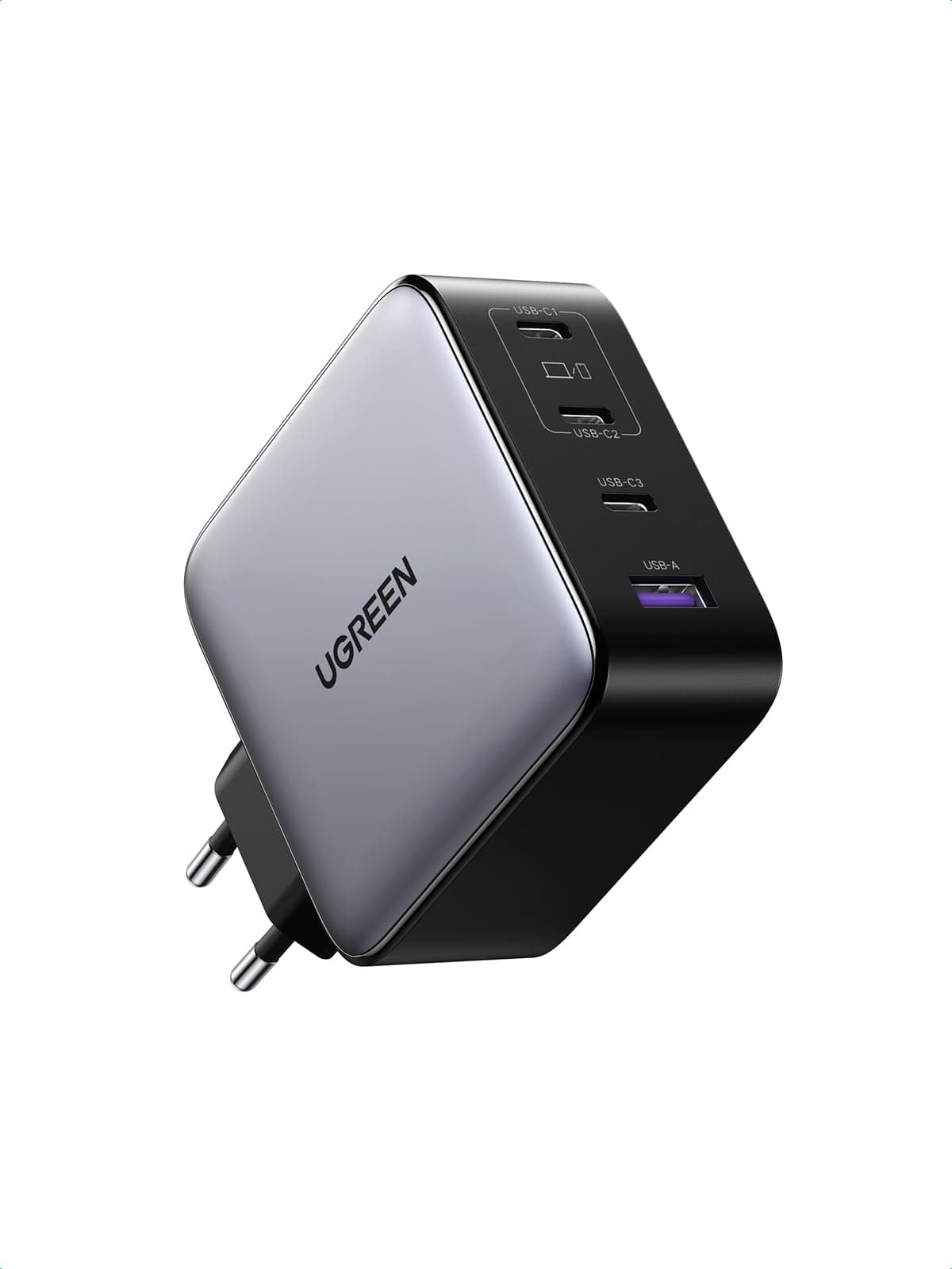 UGREEN Nexode 200W USB C Ladegerät, GaN Netzteil mit 4 Ports, Ultimativer 140W Schnellladeblock, Intelligente Leistungsverteilung, Kompakt & Universell für MacBook, iPhone 17-8, Galaxy Serien