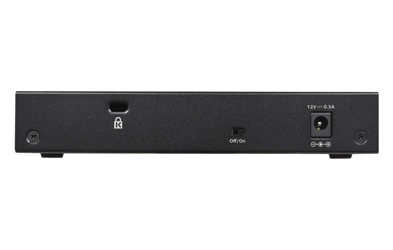 NETGEAR GS308 LAN Switch 8 Port Netzwerk Switch (Plug-and-Play Gigabit Switch LAN Splitter, LAN Verteiler, Ethernet Hub lüfterlos, Robustes Metallgehäuse mit EIN-/Ausschalter), Schwarz