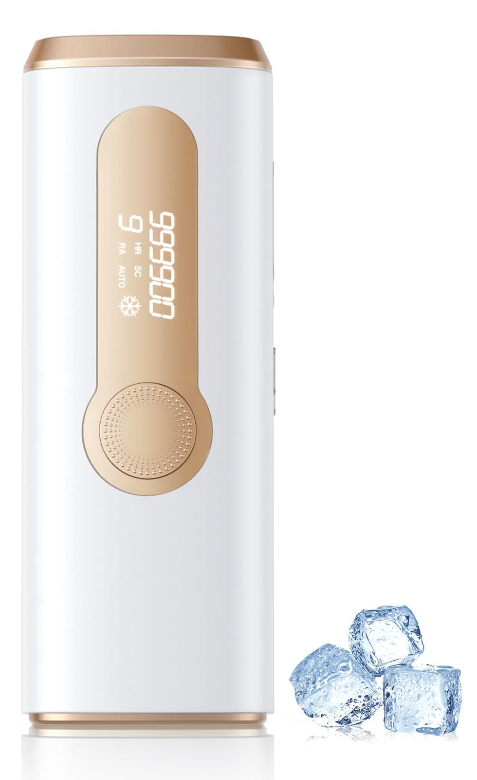 Haarlosy Epilatore Luce Pulsata con Ghiaccio - 3 IN 1 IPL Epilatore Laser per Donna e Uomo, 9 Livelli di Energia Regolabile Adatto a Corpo, Viso, Ascelle, Gambe Sensibili OPI03