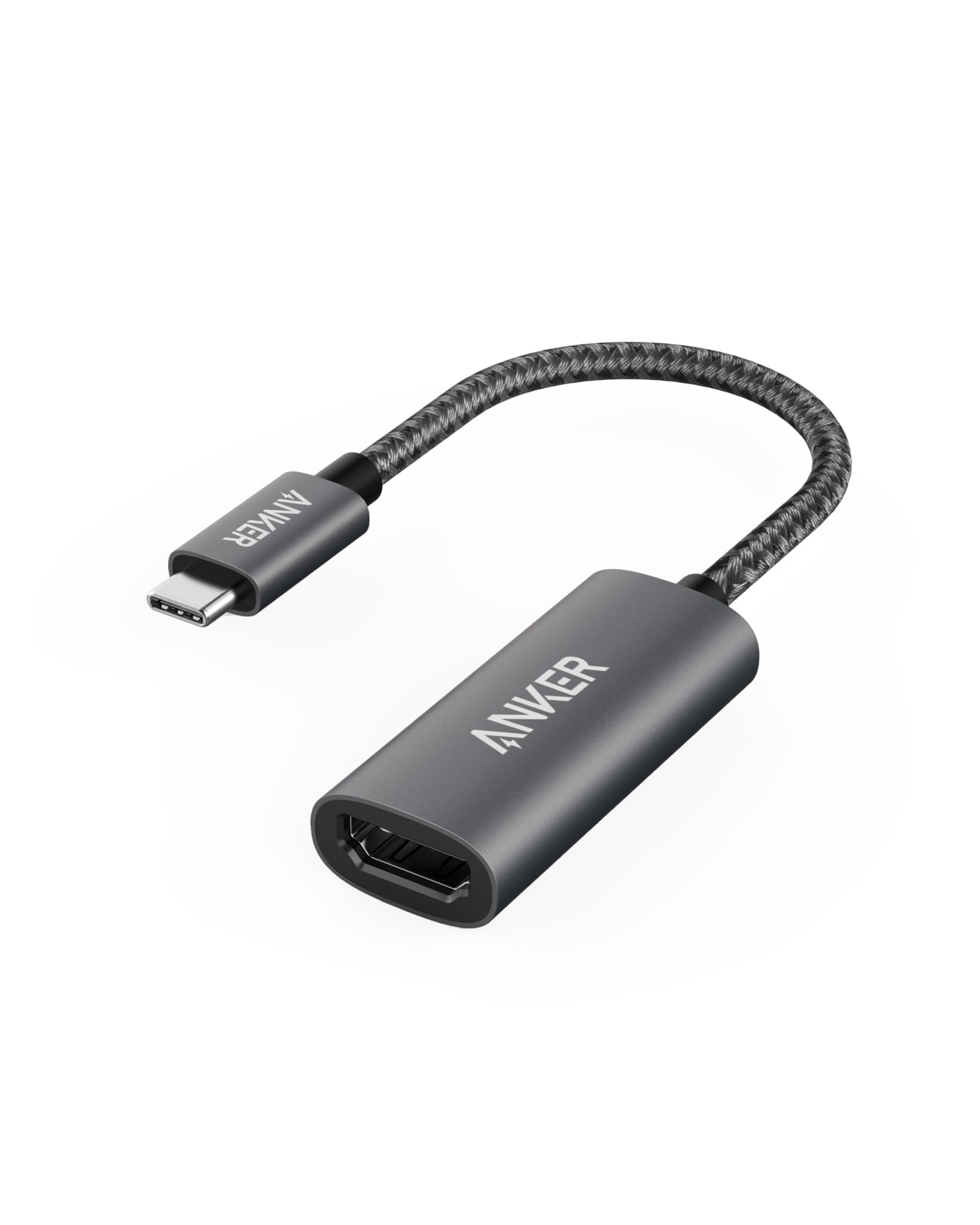 Anker PowerExpand+ USB-C auf HDMI Adapter aus Aluminium, kompakter USB-C Adapter, 4K 60Hz für MacBook Pro, MacBook Air, iPhone 15 Serie, iPad Pro, Pixelbook, XPS, Galaxy