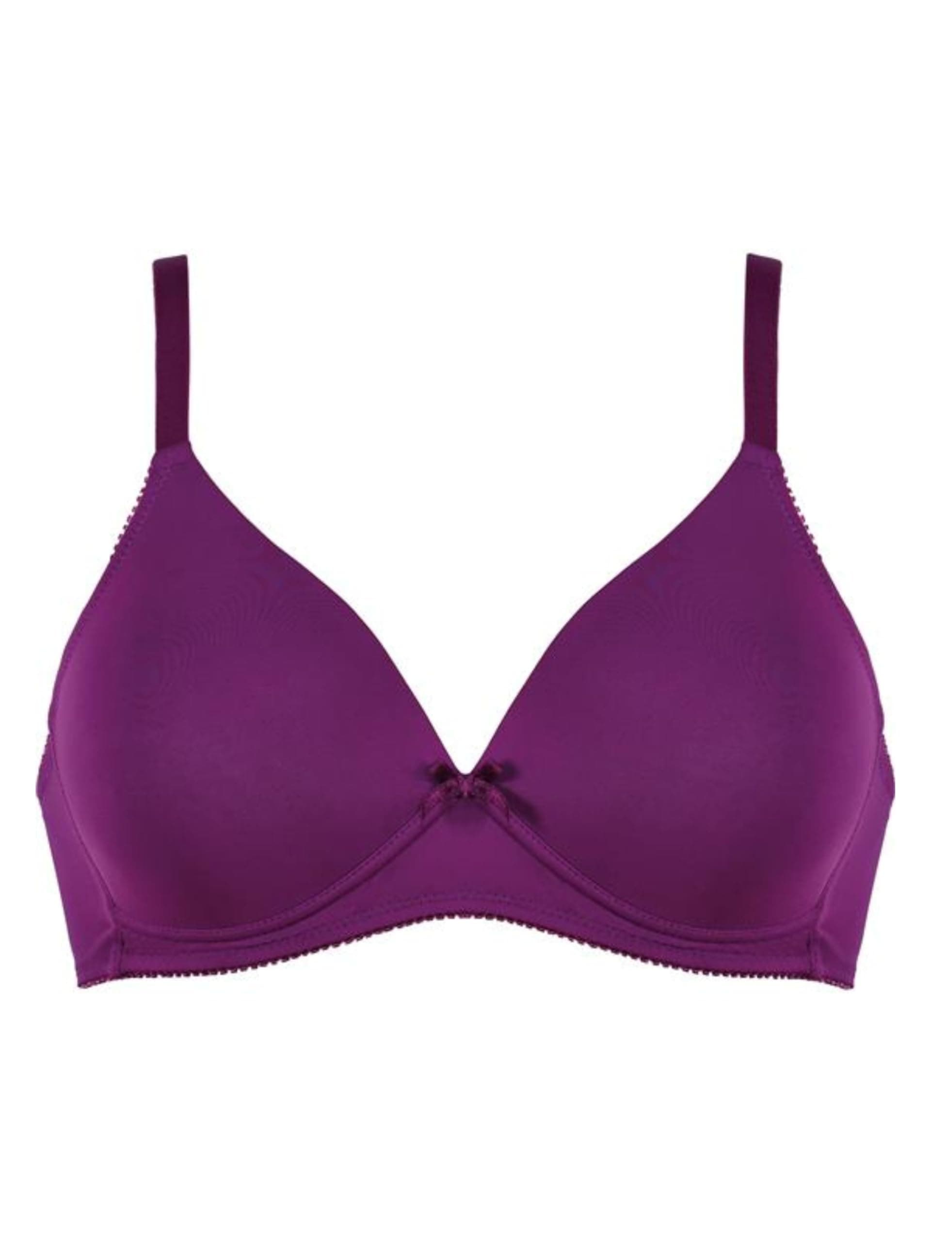 Naturana® Soft-BH ohne Bügel mit Schale [Cup A-D] Optimaler Sitz & maximaler Halt Dank Schnittführung & Breiten Trägern I T-Shirt BH I BH Damen ohne Bügel