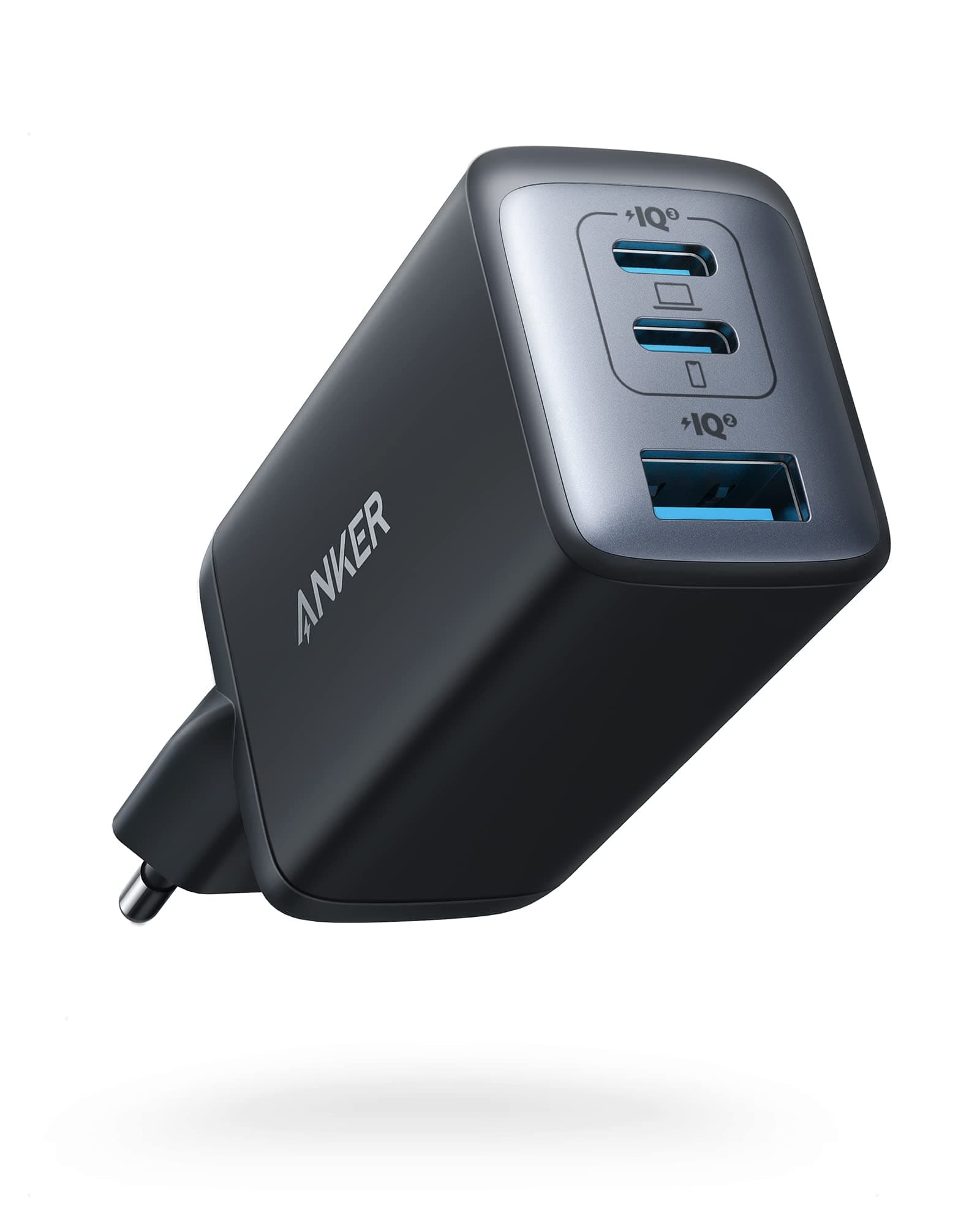 Anker Nano 65W USB C Ladegerät, 3-Port PPS Schnellladegerät, iPad Ladegerät, Kompaktes Netzteil für MacBook Pro, iPad Pro, Galaxy S20, Dell XPS 13, Note 20, iPhone 17/16/15 Series,Pixels