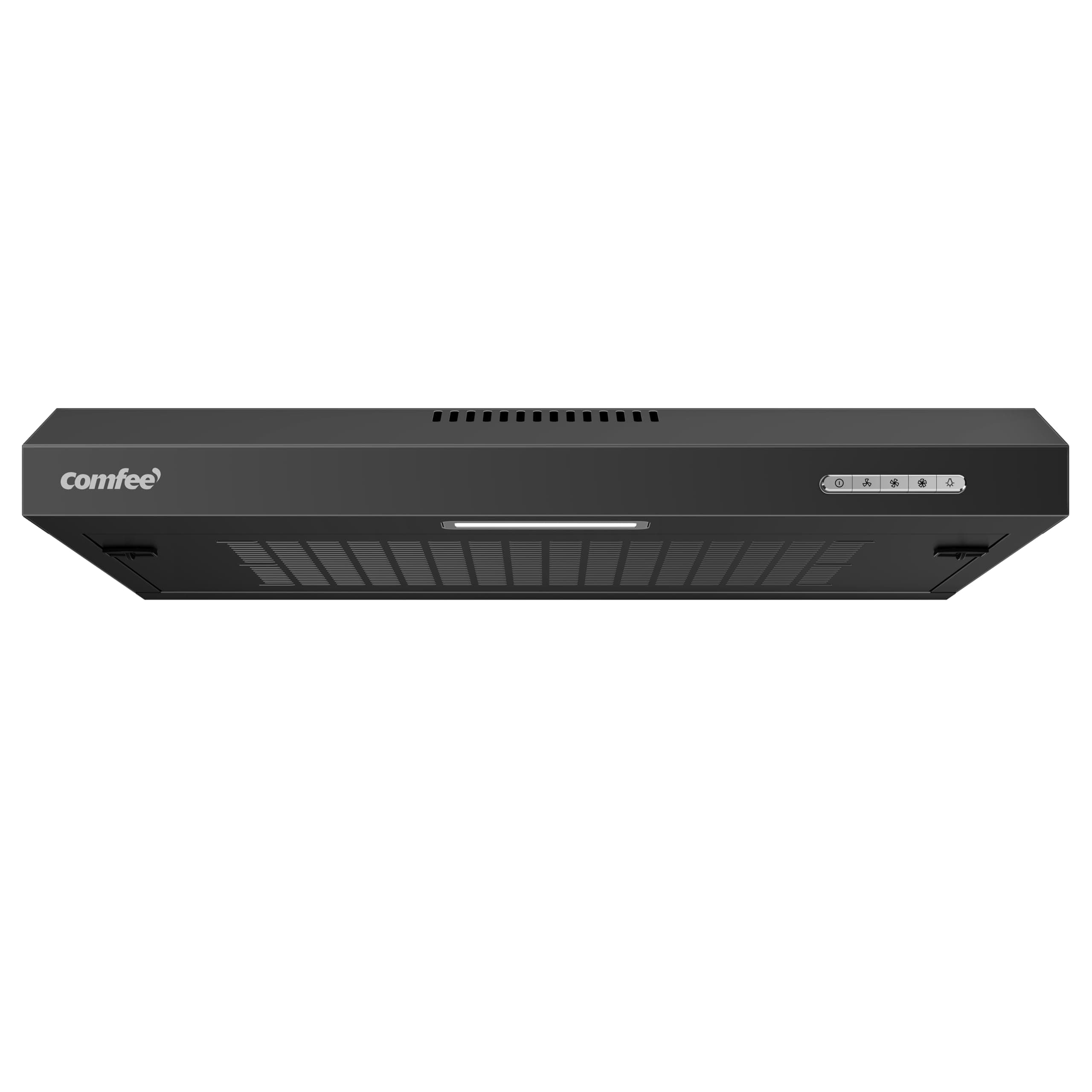 COMFEE' SLIF17-60 LED, Campana Extractora Bajo Encimera de 60 cm, 200 m³/h, 2 Modos de Extracción - 3 Niveles de Velocidad - Negra