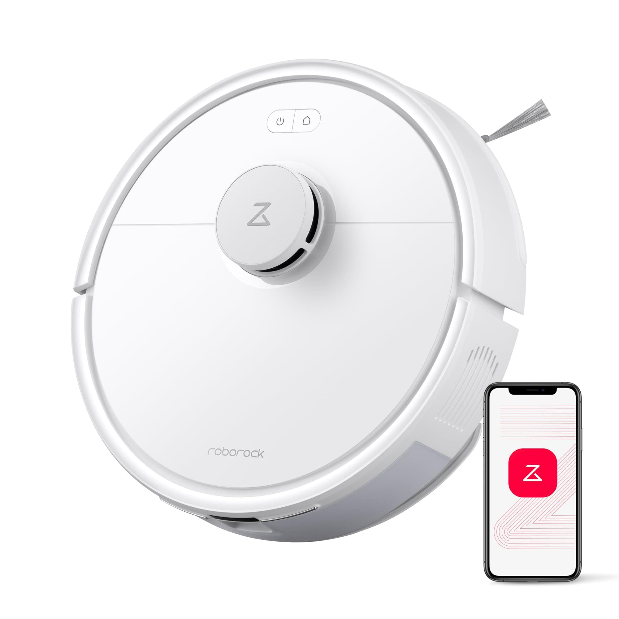 roborock Q7 L5 Aspirateur Robot, 8000 Pa Aspiration HyperForce, Double Anti-emmêlement, Navigation LiDAR Précise, Zone Interdite Intelligente, Cartographie Multi-Niveaux, Recharge Auto, APP/Alexa