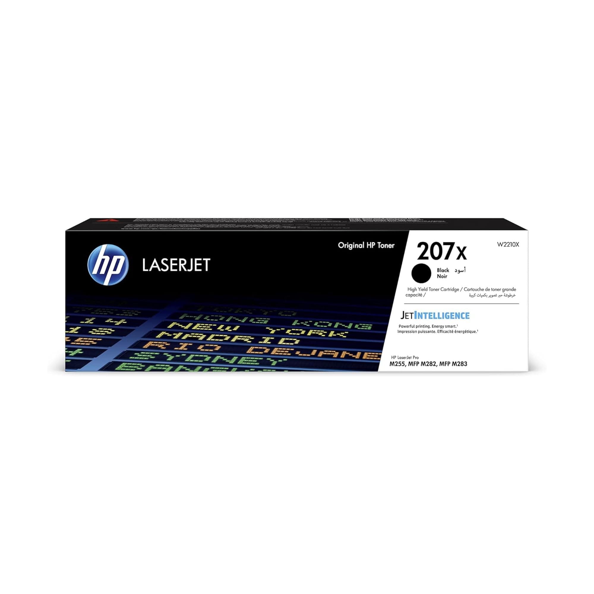HP 207X W2210X, Cartuccia Toner Originale, ad Alta Capacità, da 3150 Pagine, Compatibile con Stampanti LaserJet Serie Pro M255, M282 e M282, Nero, Taglia Unica