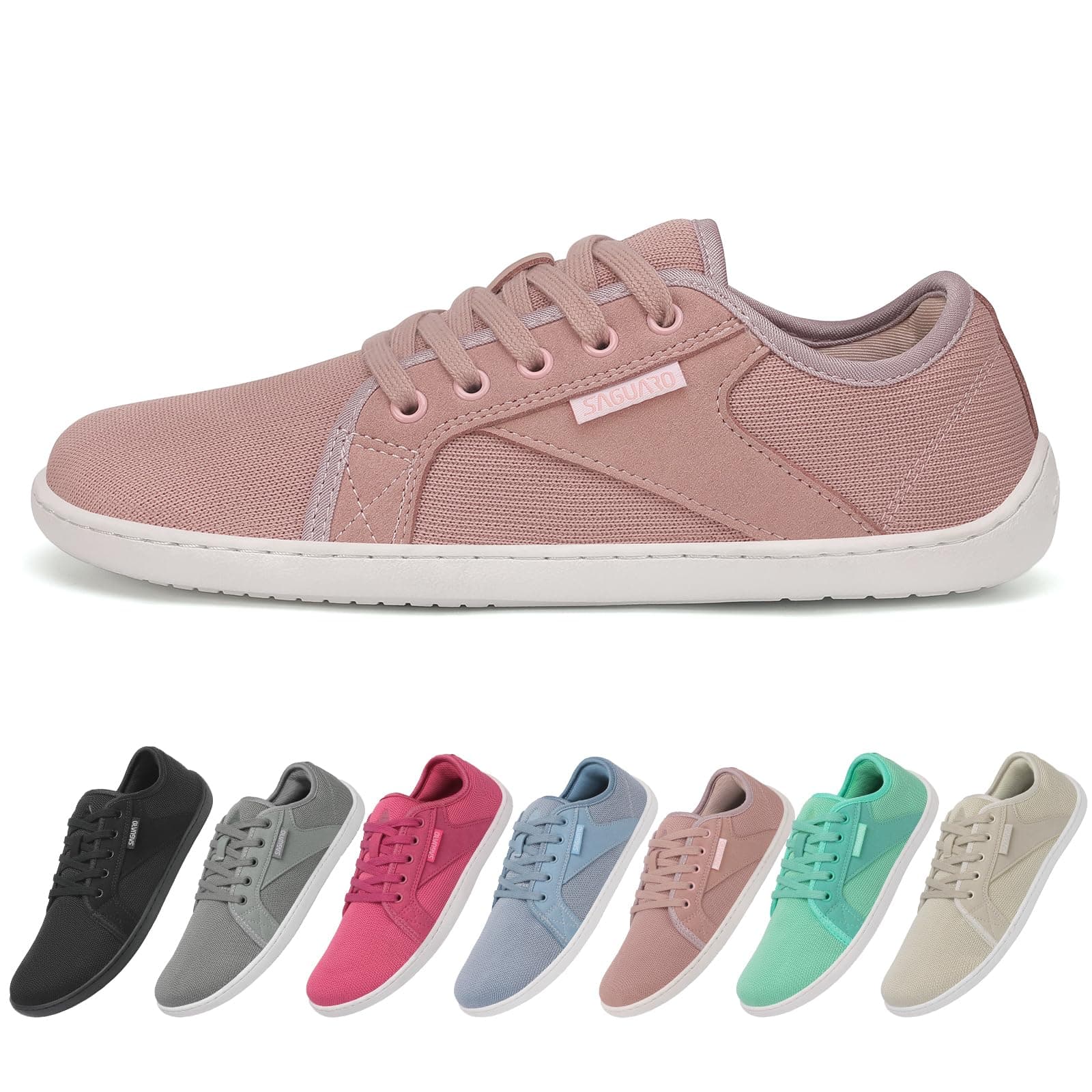 SAGUARO Unisex Knit Barefoot Zapatillas Minimalistas, Luck Ⅰ, Talla 36-48