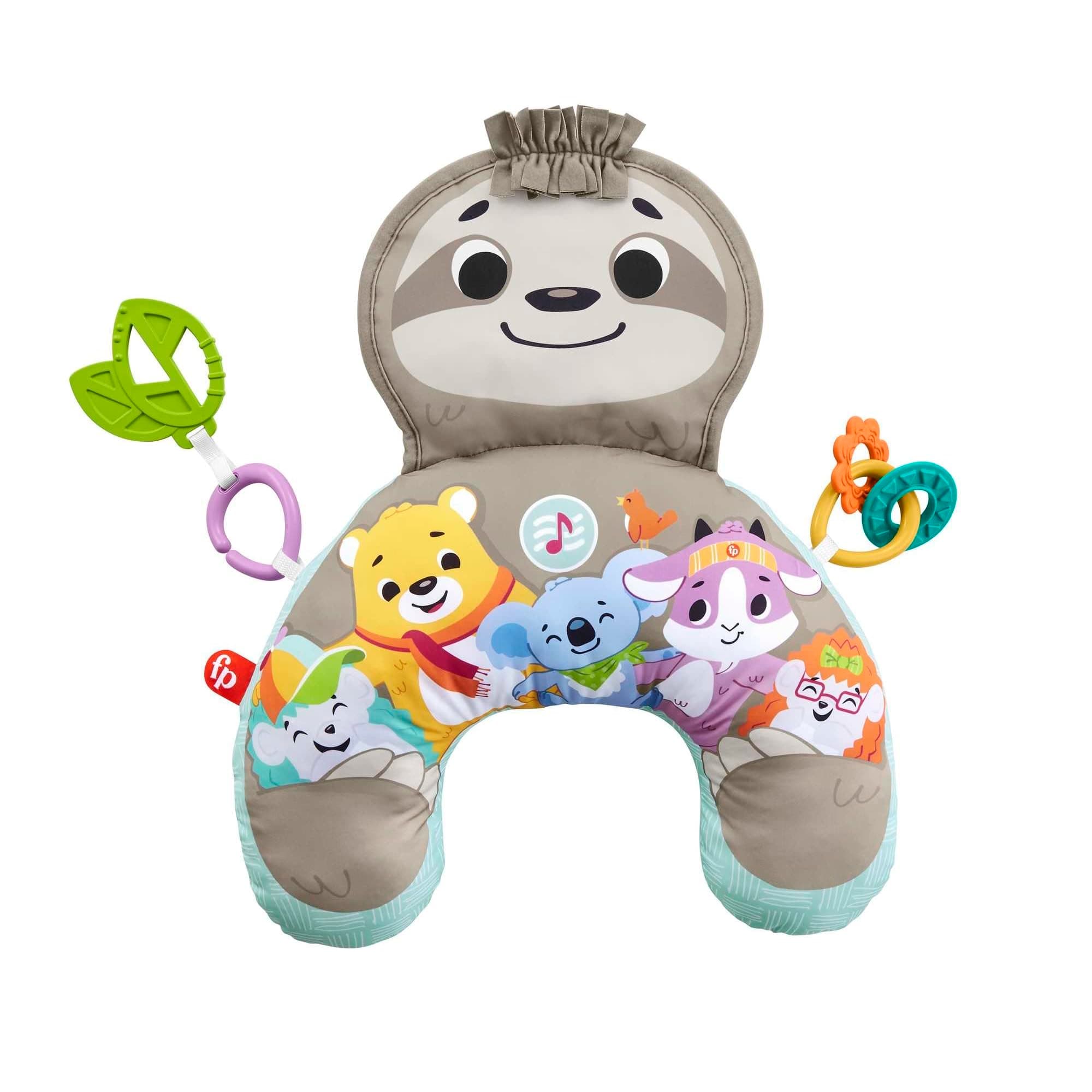 Fisher-Price Spielkissen, Baby Spielzeug mit abnehmbaren Beißringen, Babyausstattung ab der Geburt