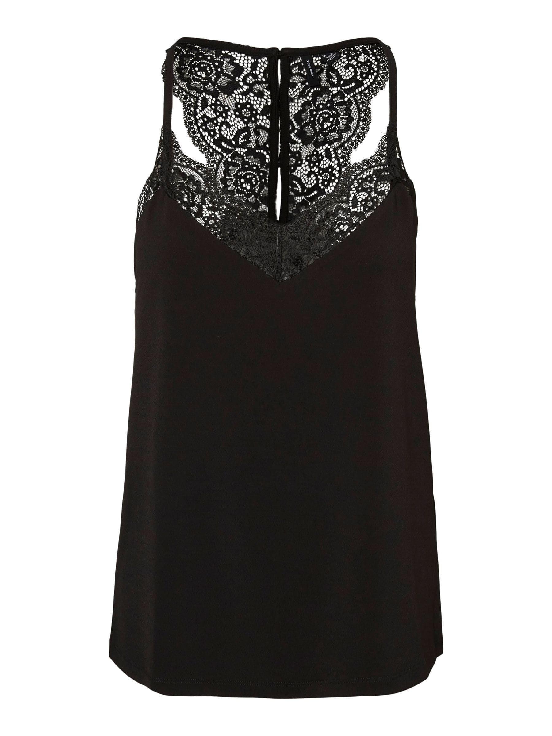 VERO MODA Ana Long Sleeve Lace Cami Top