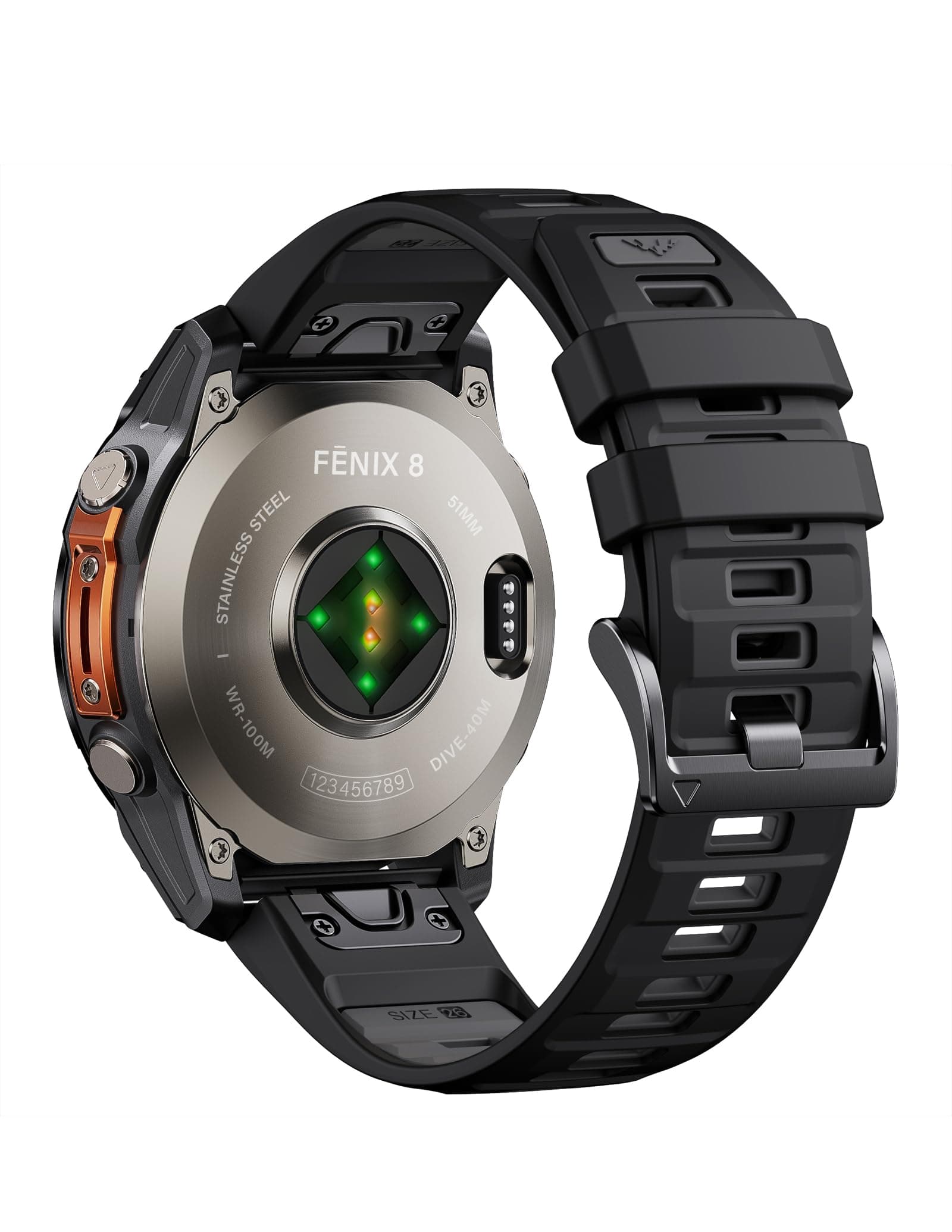 ANBEST Cinturino per Garmin Fenix 8 51mm/7X/7X Pro/6X/6X Pro, Cinturino 26mm Quick-fit Silicone per Fenix 5X/5X Plus/3/3 HR/Epix Pro 51mm/Descent MK1/MK 2/Enduro/2