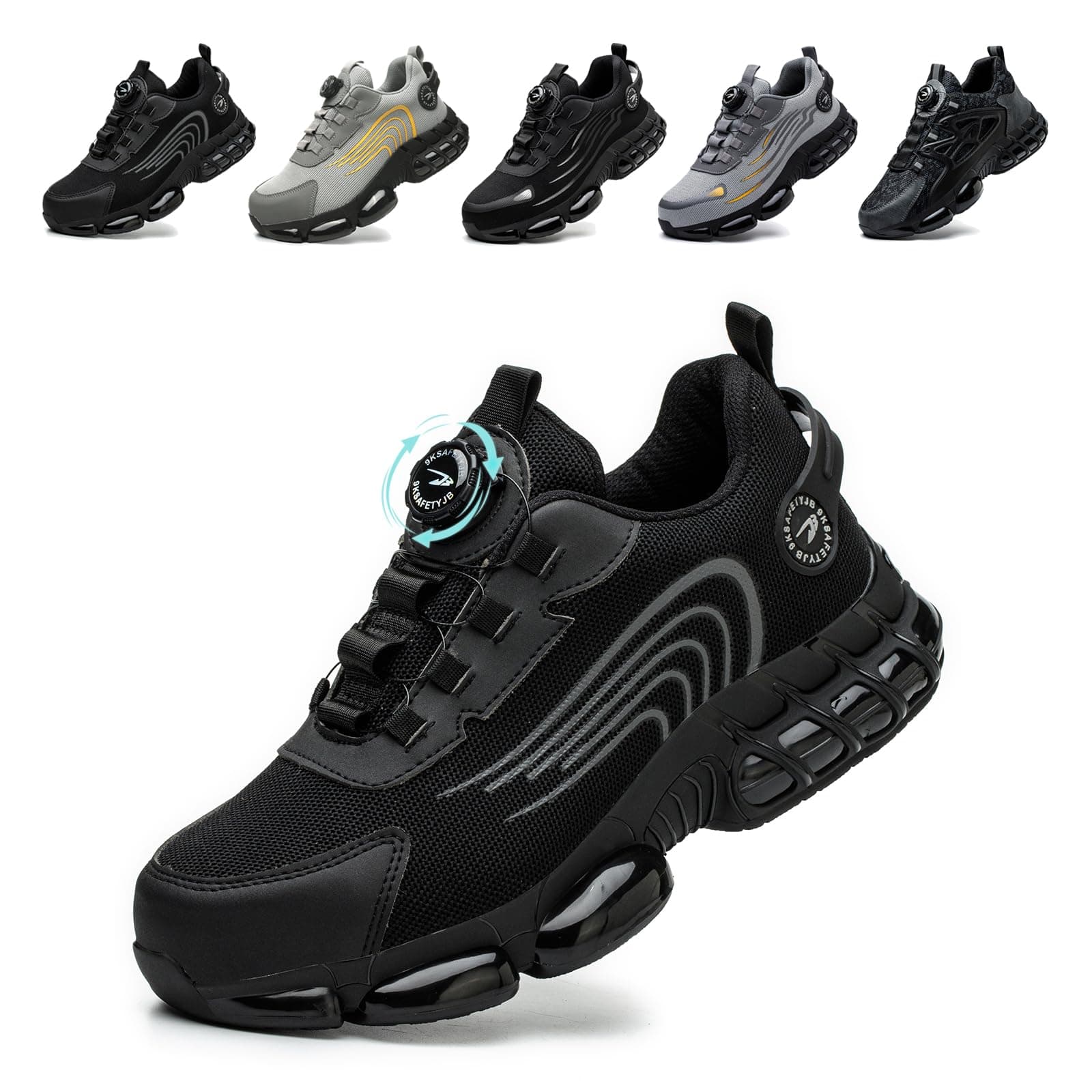 Scarpe Antinfortunistiche Uomo Donna Scarpe da Lavoro Traspiranti Leggere Comode con Punta in Acciaio 36-46 EU