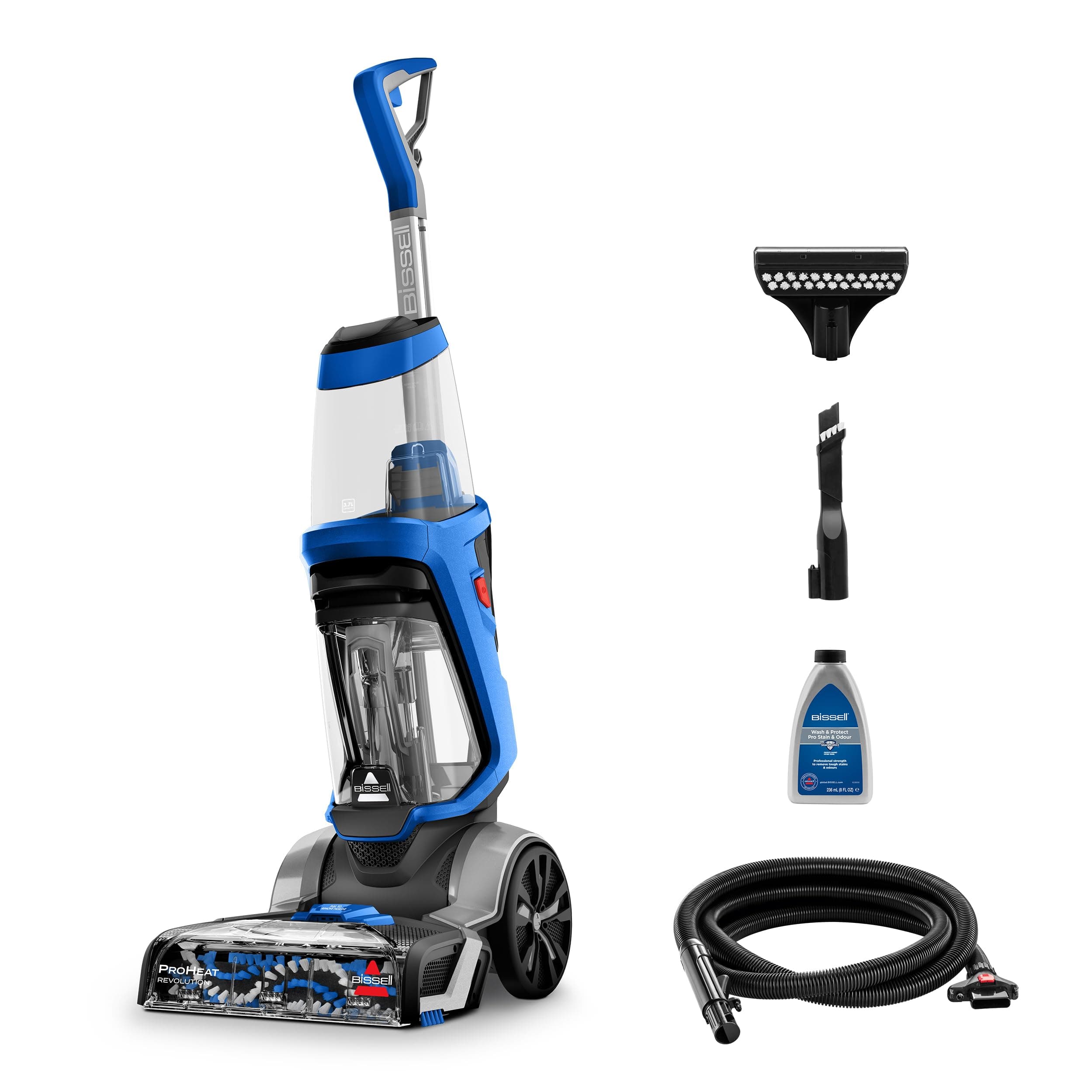 BISSELL ProHeat Revolution, shampouineuse, 3 modes de nettoyage, détacheur tapis/moquettes, détacheur tissus d'ameublement, filaire, pour les tapis/moquettes, escaliers, tissus d'ameublement, 18582