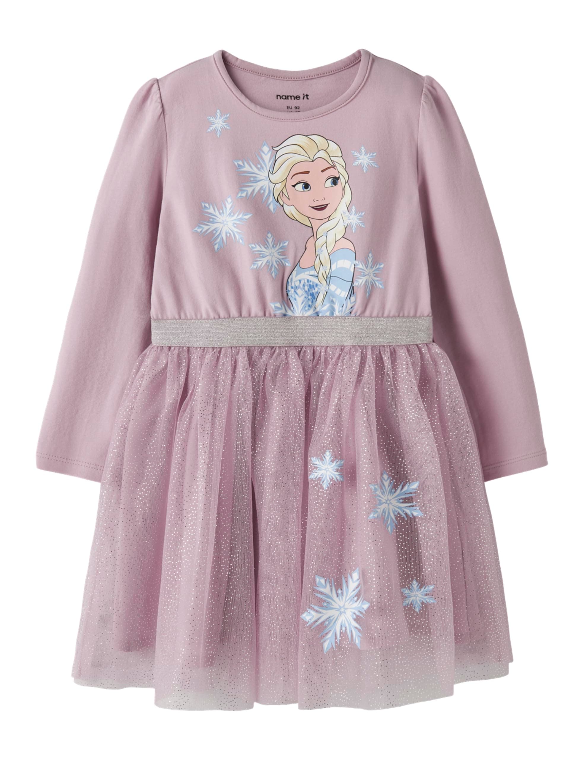 NAME IT Mädchen Nmfosimi Frozen Ls Tulle Dress Wdi Nmfosimi Frozen Ls Tulle Dress Wdi (1er Pack)