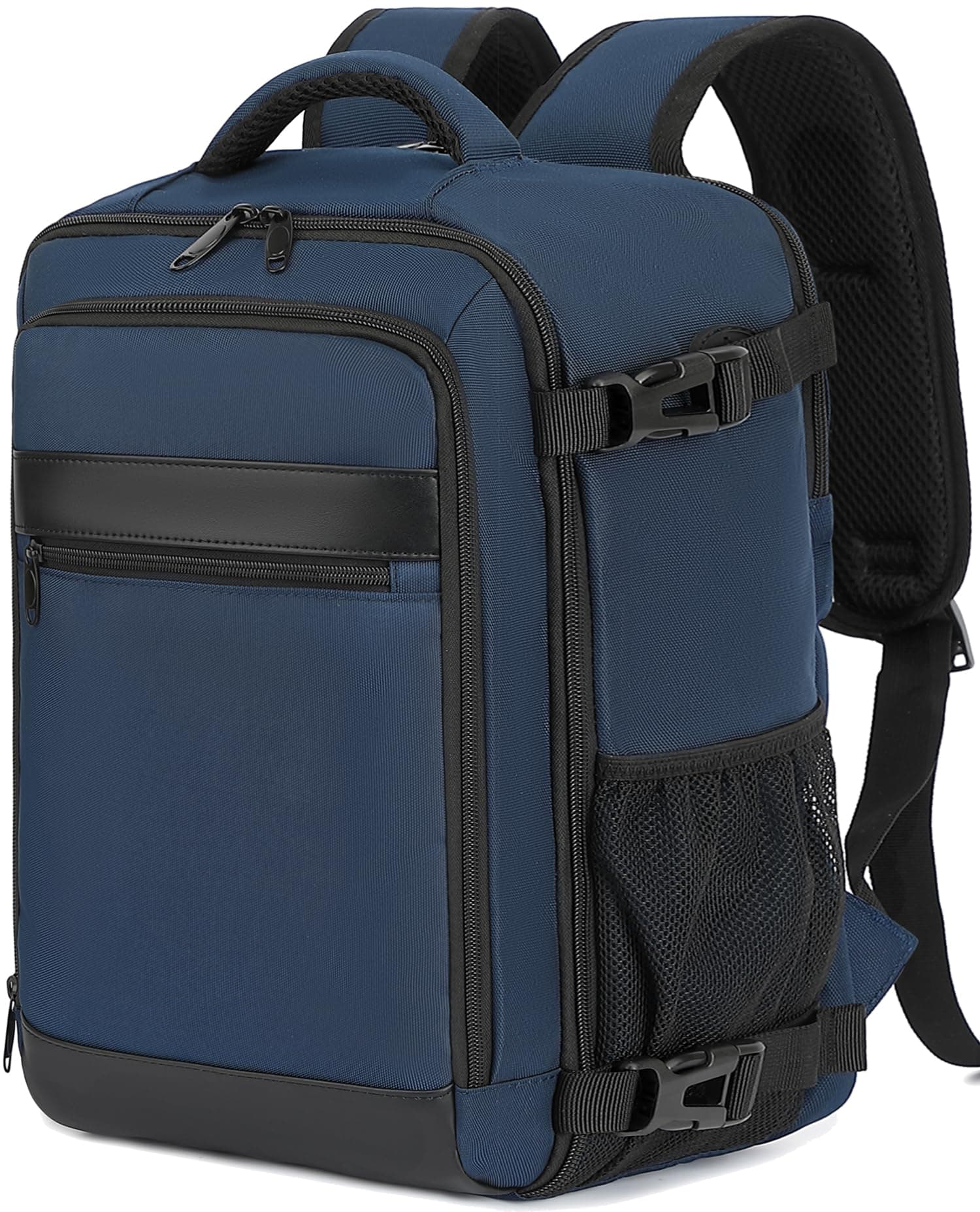 KLOSTAIN Mochila Viaje Cabina Avion 40x20x25 para Ryanair 20L Mochila Cabina Equipaje de Mano Bolso Viaje Hombre Mujer Mochilas para Portatil de 14 Pulgadas Mochila de Trabajo Escuela Azul Oscuro