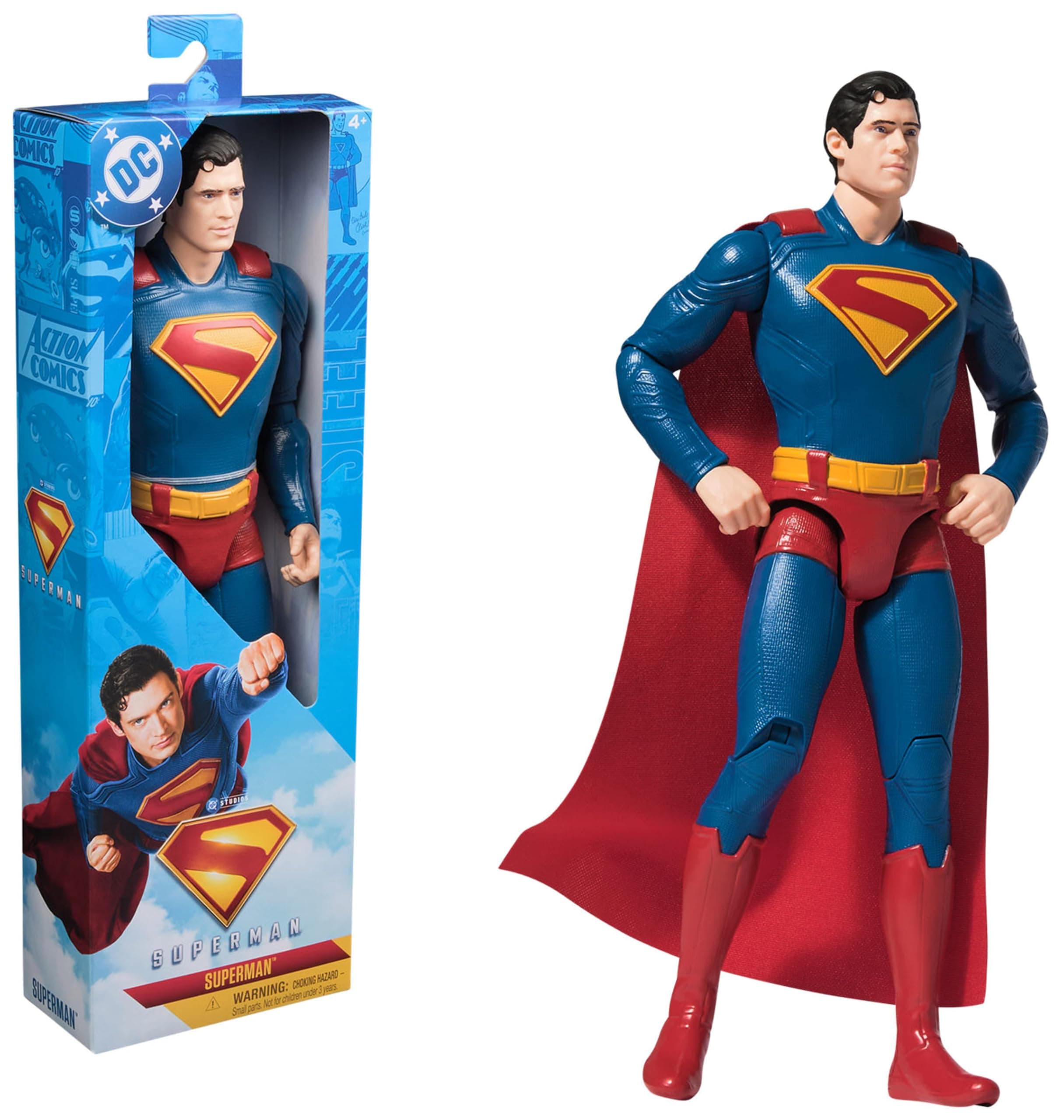 DC Comics Superman - Action-Figur Superman, 30 cm, zum Spielen und Sammeln, Spielzeug für Kinder ab 4 Jahren