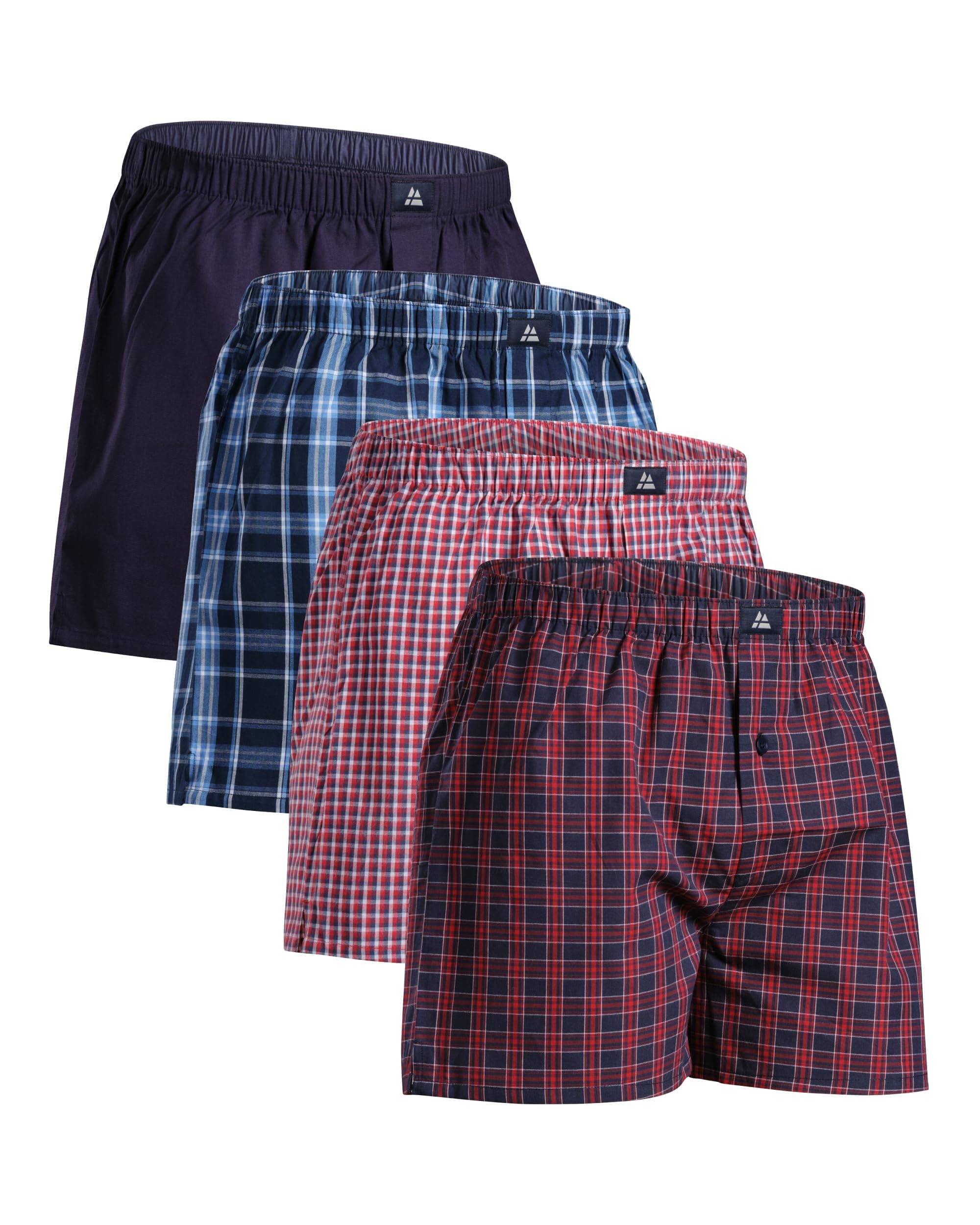 DANISH ENDURANCE Calzoncillos Hombre Boxer de Tela, 100% Algodon Organico Premium, Pack de 4 y 6 - Ropa Hombre, Ropa Interior