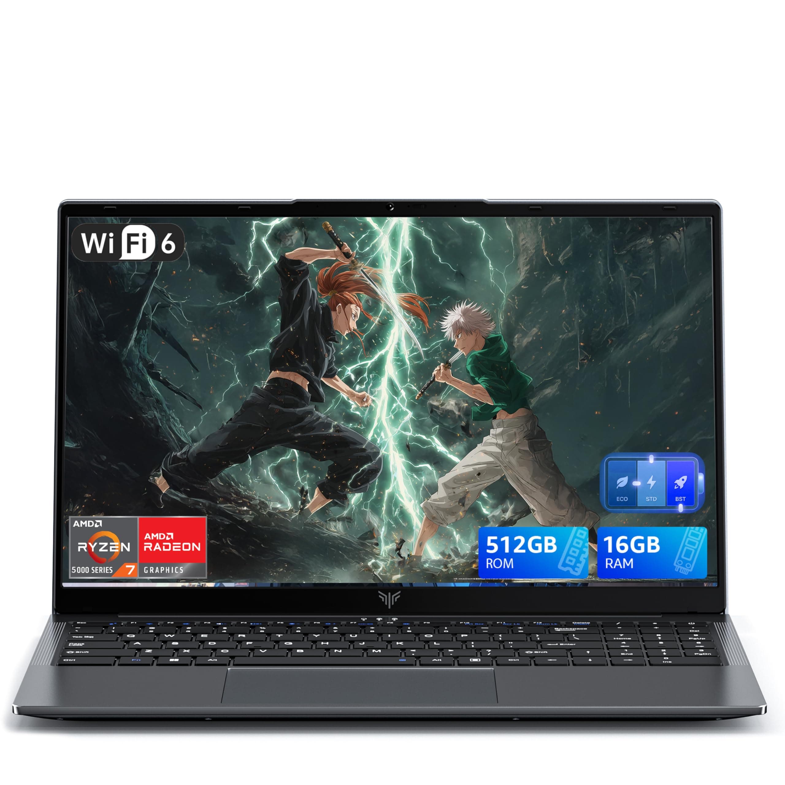 ACEMAGIC 2026 Ordinateurs Portables Ryzen 7 5700U (8Core 4,3GHz) Caméra Privée,PC Portable 15,6 Pouces 16 Go RAM DDR4*2, 512 Go SSD,1080 FHD,WiFi 6,USB 3.2, BT5.2,HDMI,Type-C,Laptop