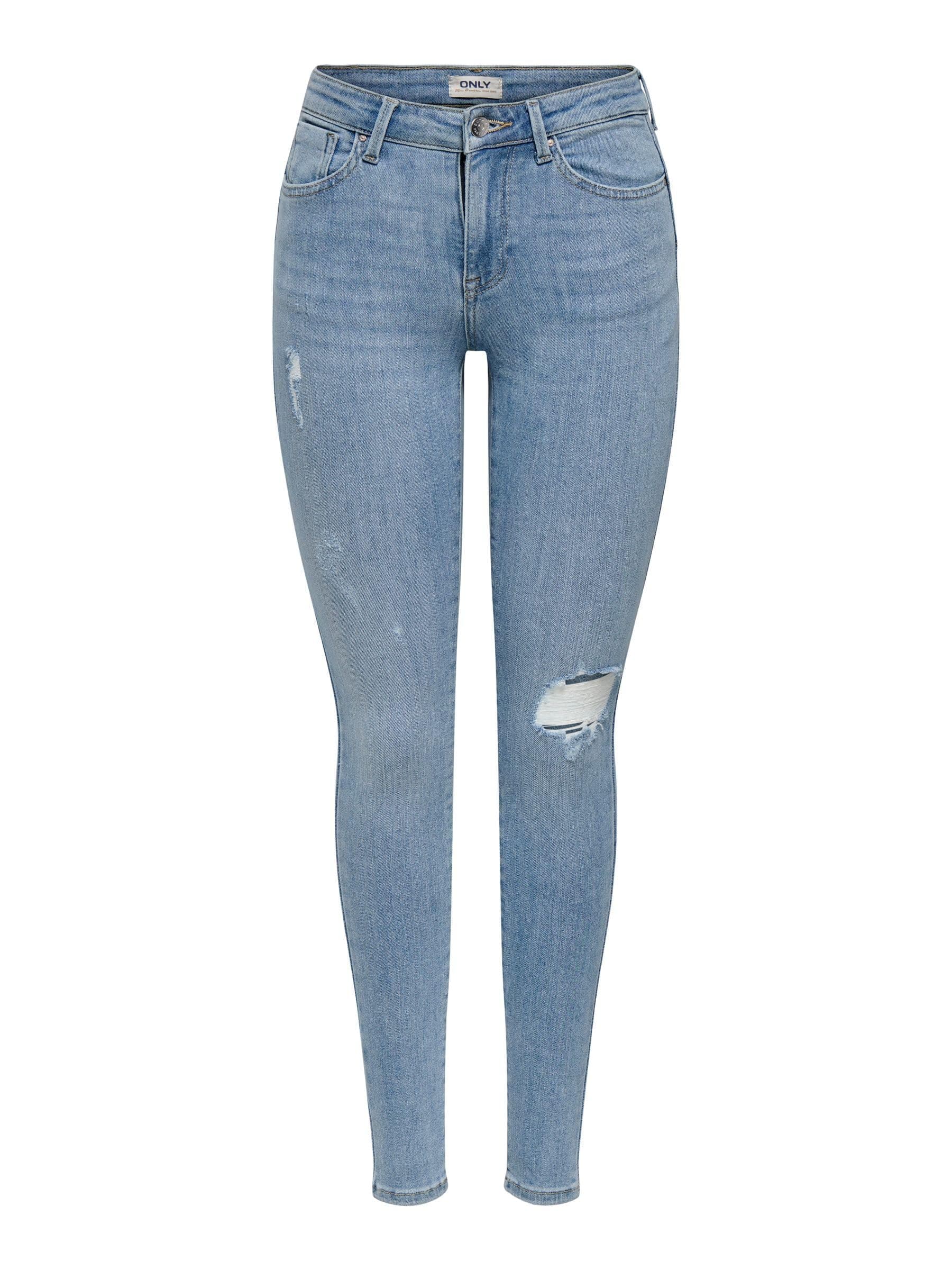ONLY Female Skinny Jeans ONLPOWER Mittlere Taille Skinny Fit Jeans