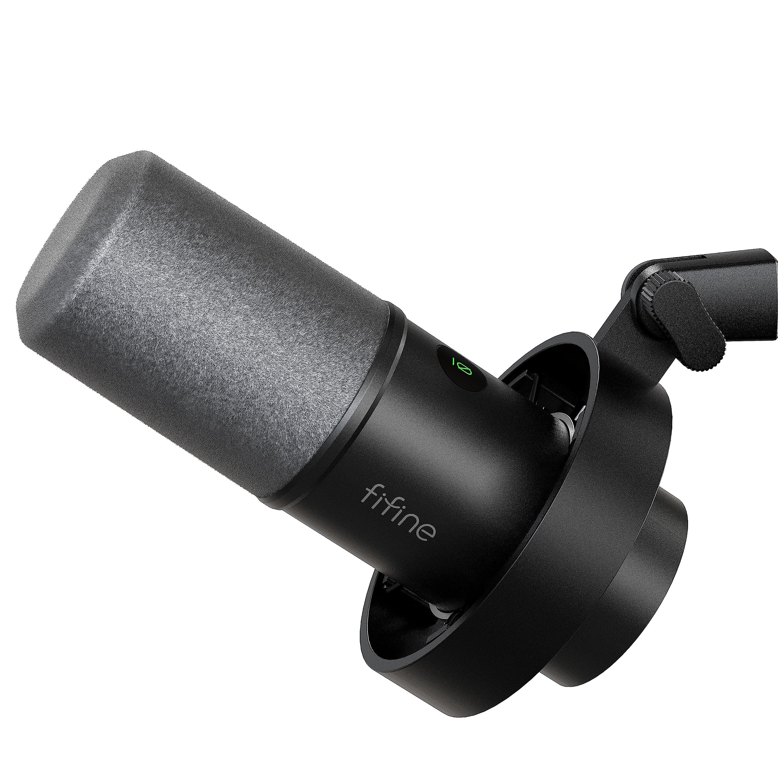 FIFINE XLR Studio Mikrofon Dynamisches, USB Microphone PC für Streaming Podcast Gaming, für PS4/5 Mac Mixer Soundkarten