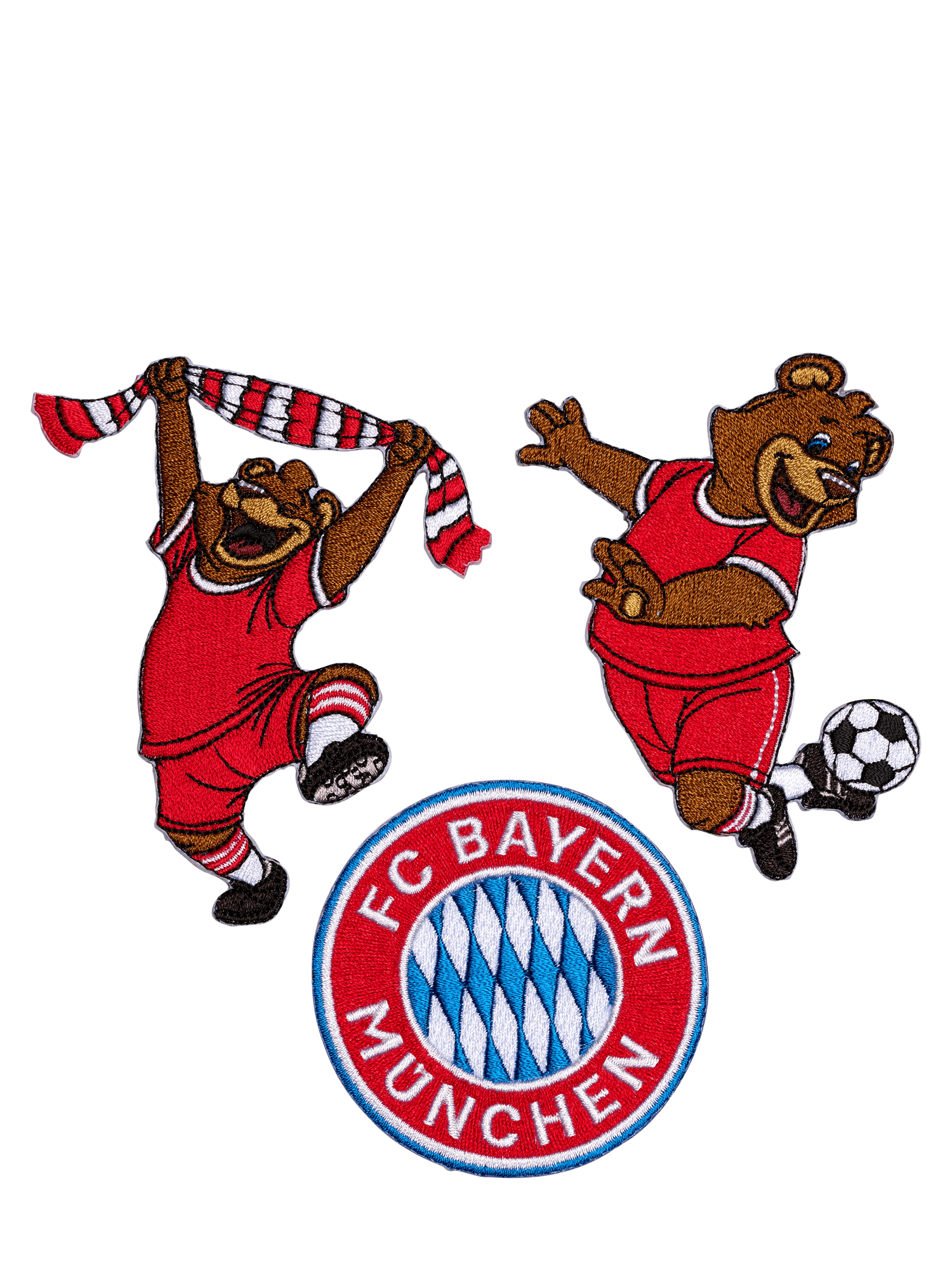 Aufnäher 3er-Set Berni