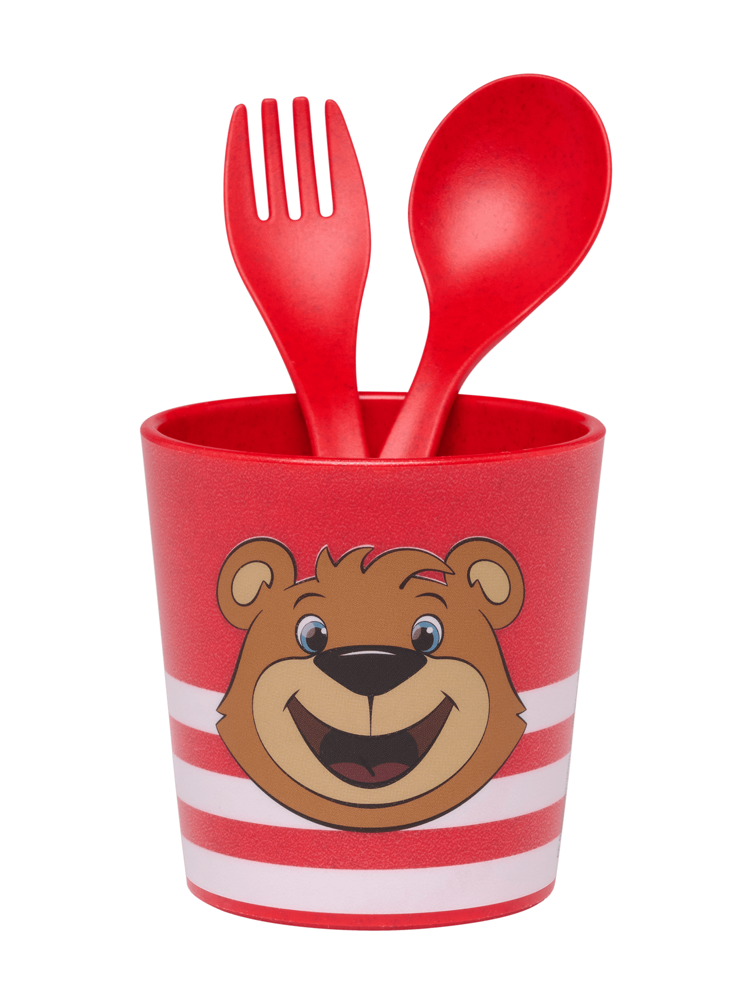 Becher + Besteck Set Berni 2teilig