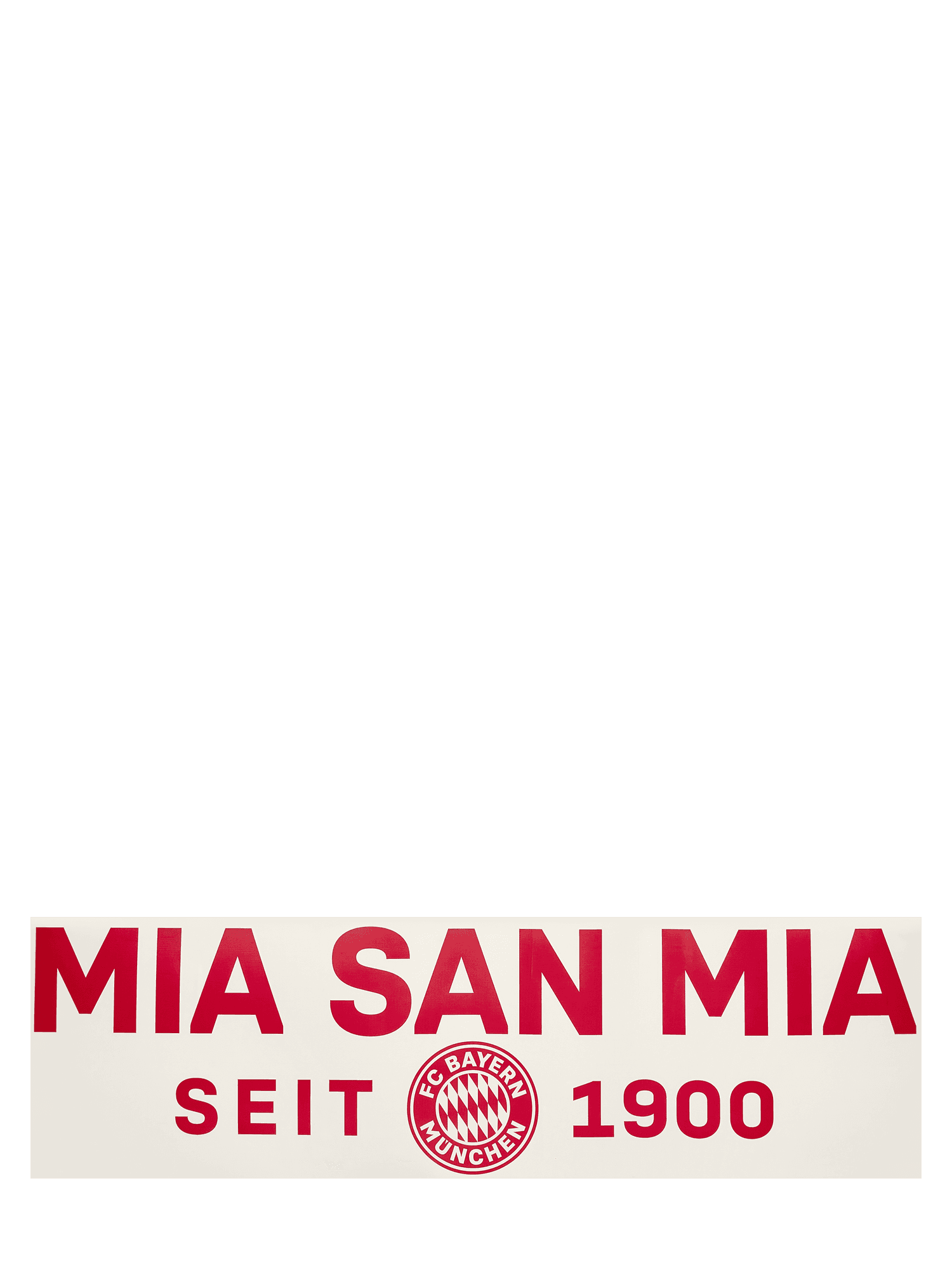 Heckscheibenaufkleber Mia san mia