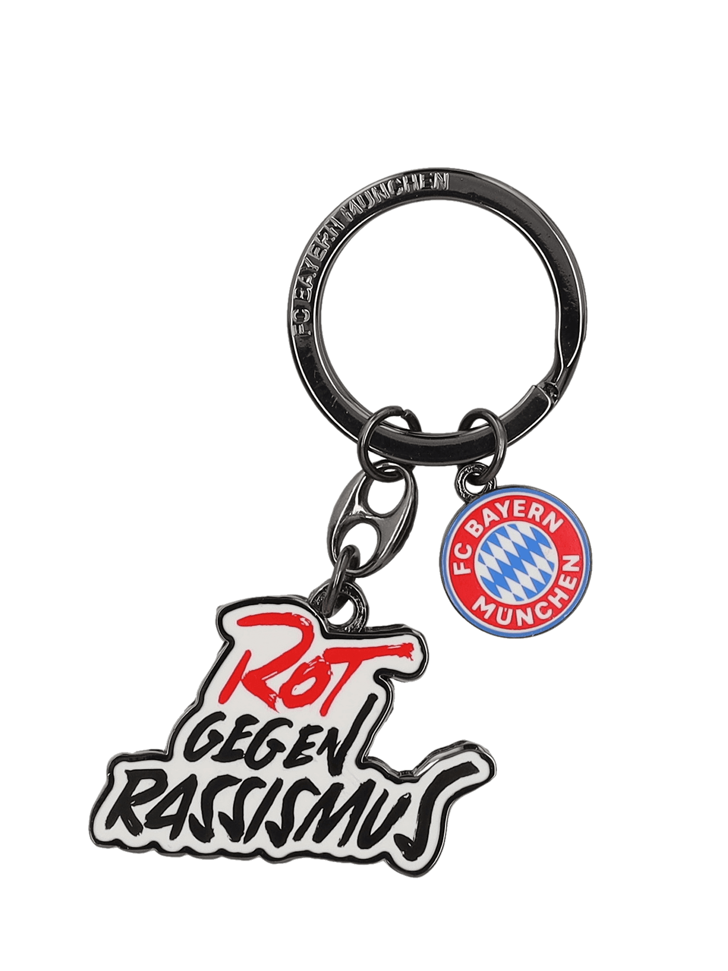 Schlüsselanhänger Rot gegen Rassismus