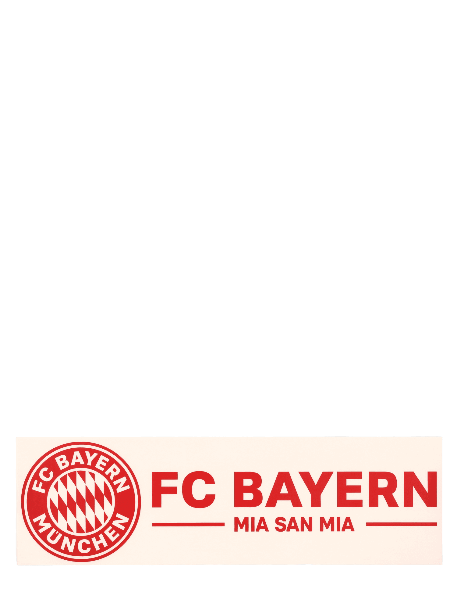 Heckscheibenaufkleber Mia san mia