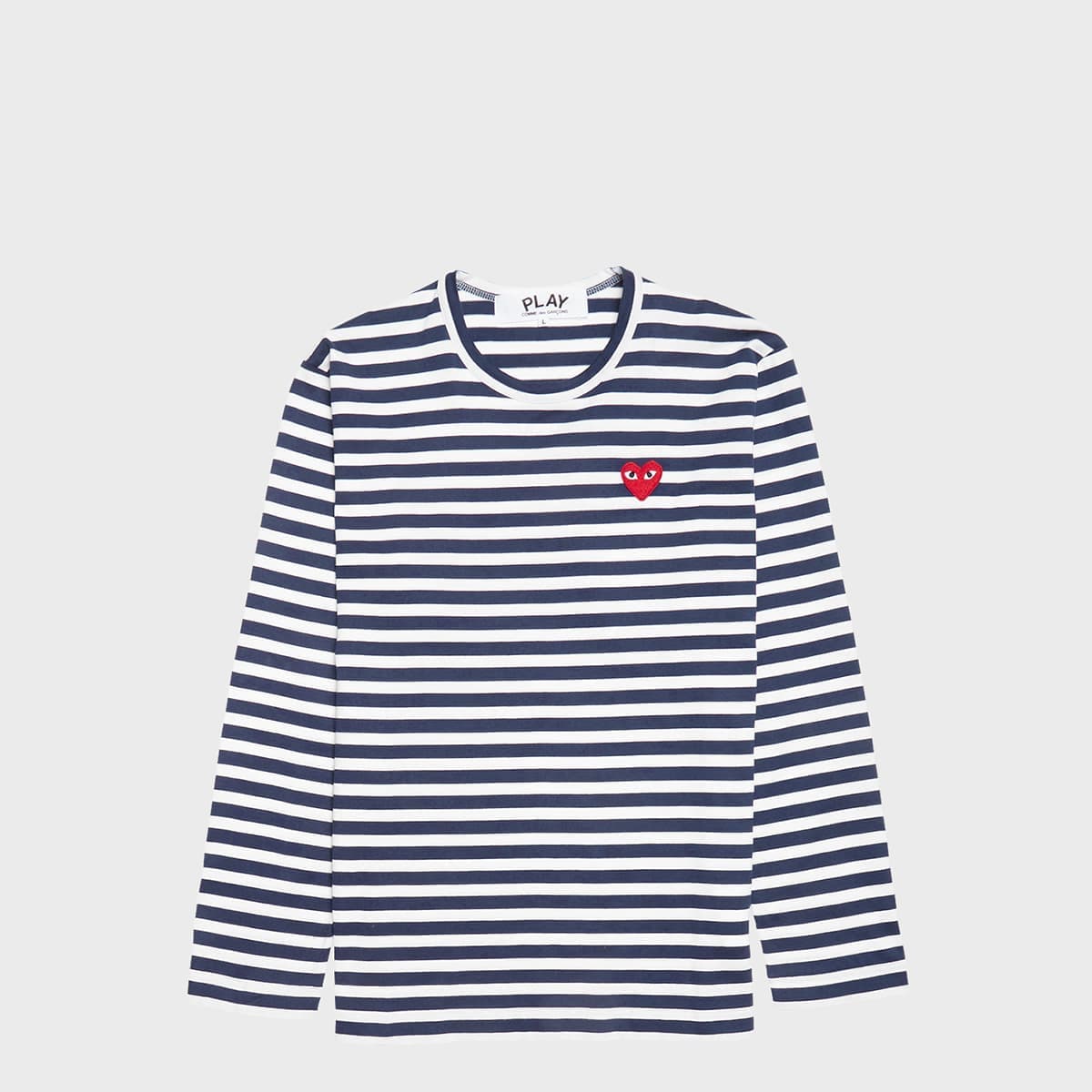 Play Red Heart Striped Long Sleeve T-Shirt