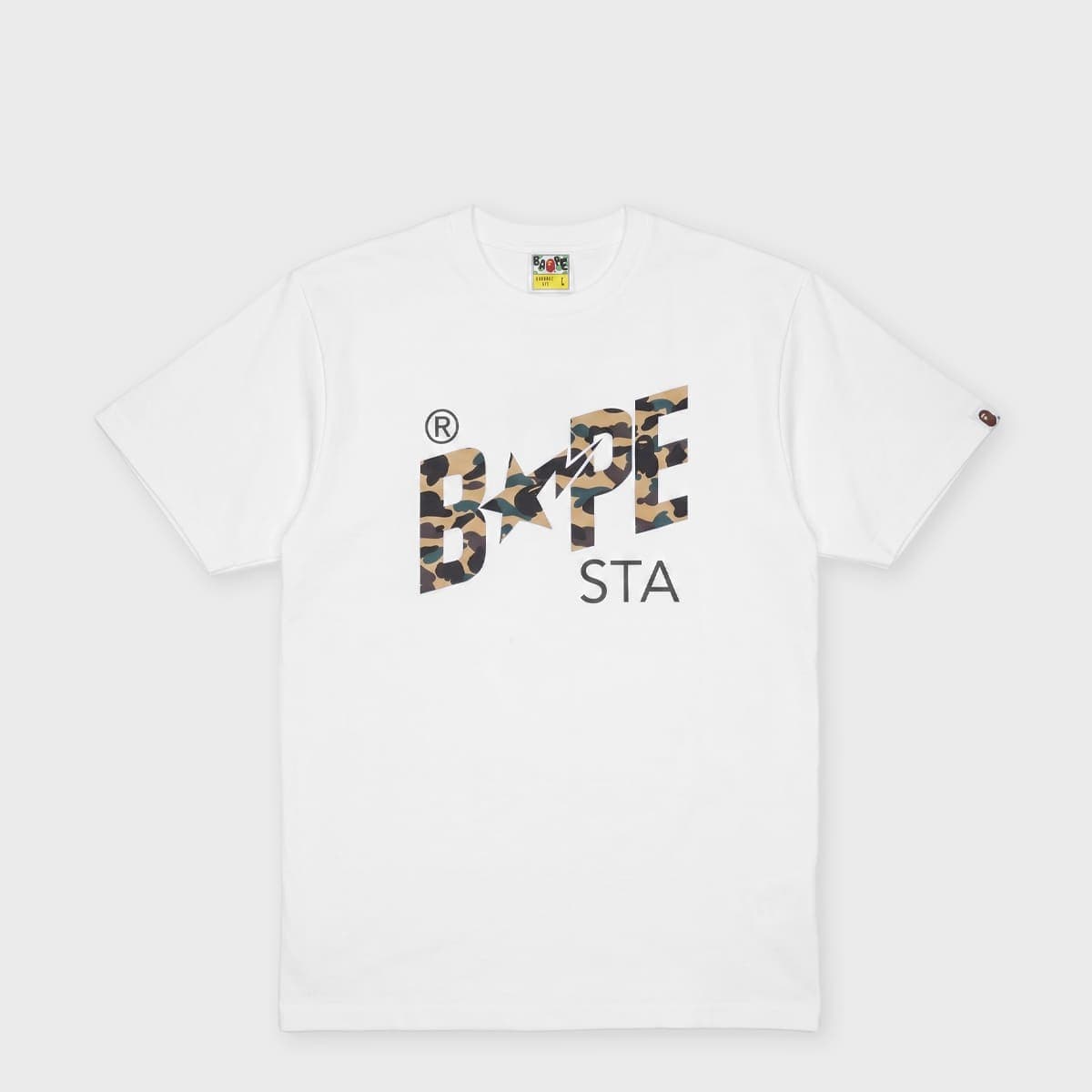 1st Camo Bape Sta Tee M white