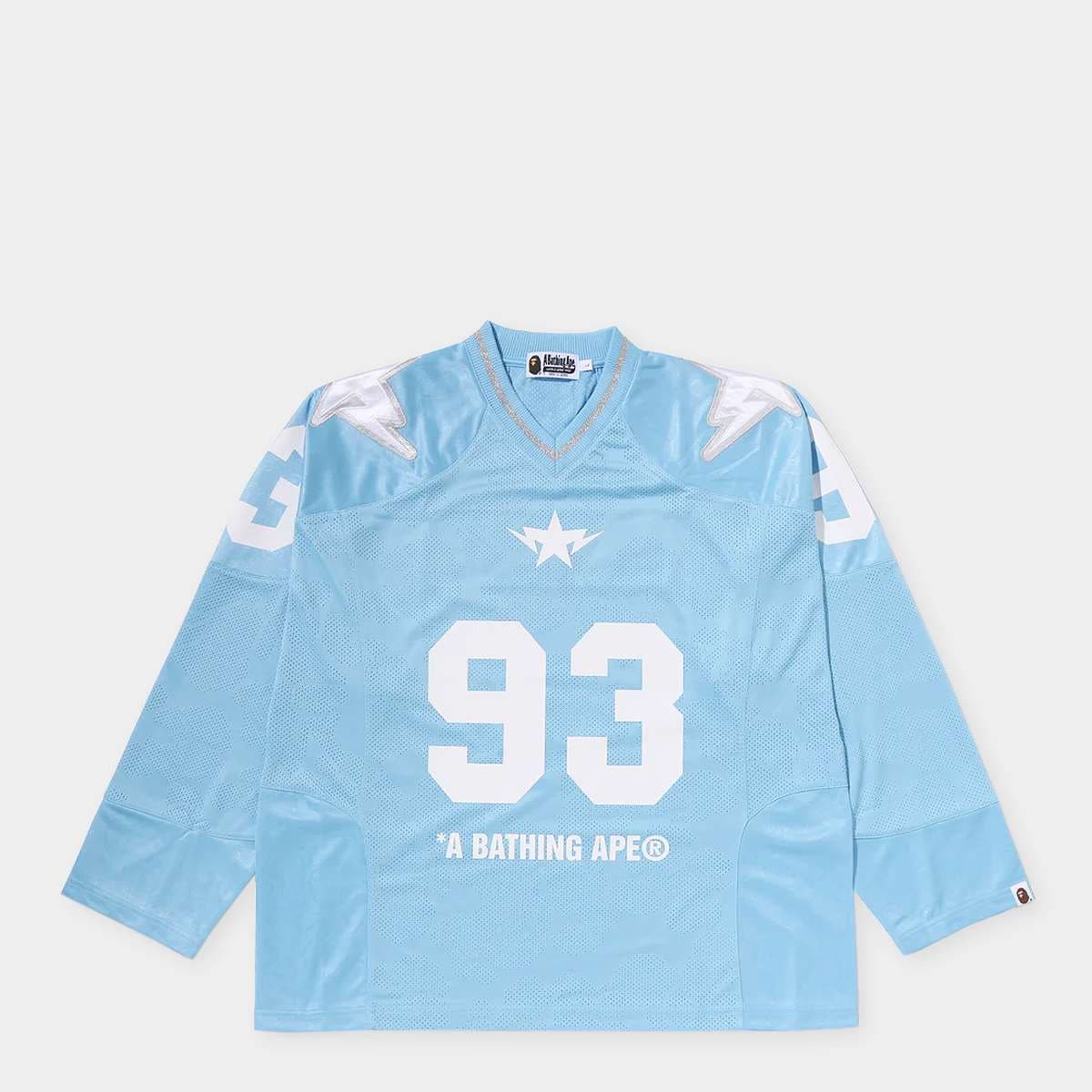 Line Camo Multi Logo Cropped Fit Football Jersey