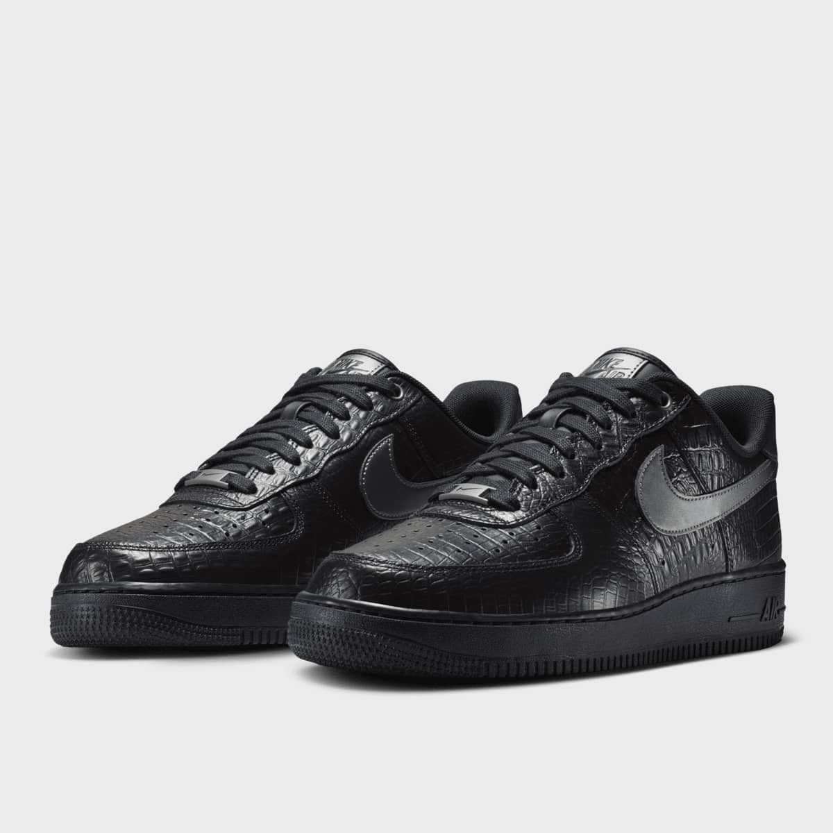 Air Force 1 ´07 Low "Triple Black Croc"