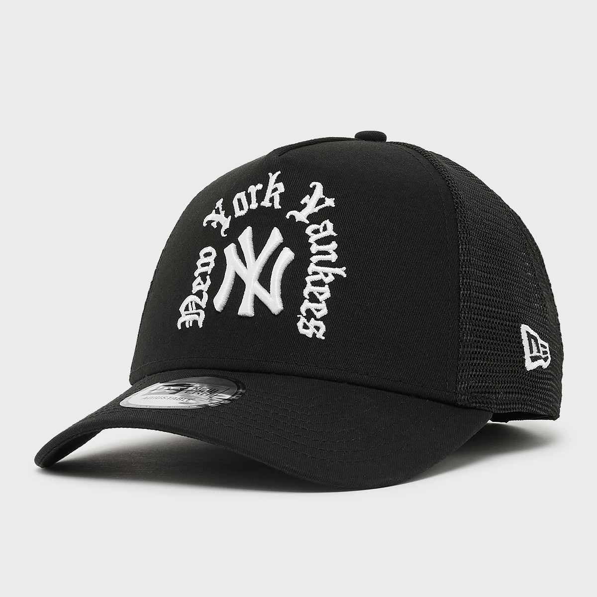 MLB Script New York Yankees 9FORTY A-Frame Trucker Cap