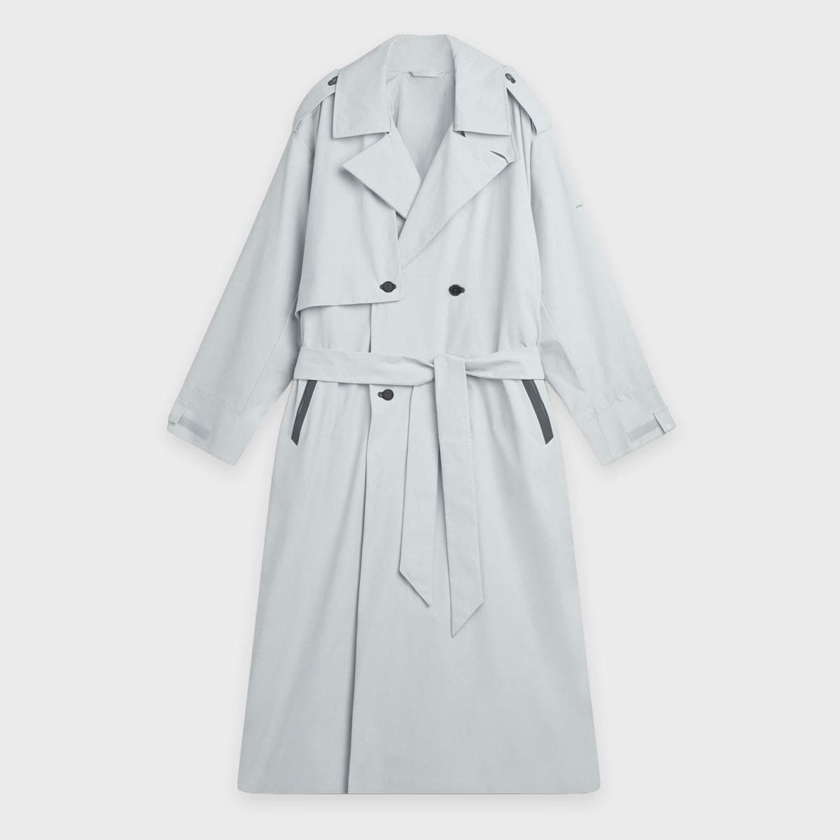 x Entire Studios Uniform Trenchcoat chalk pearl