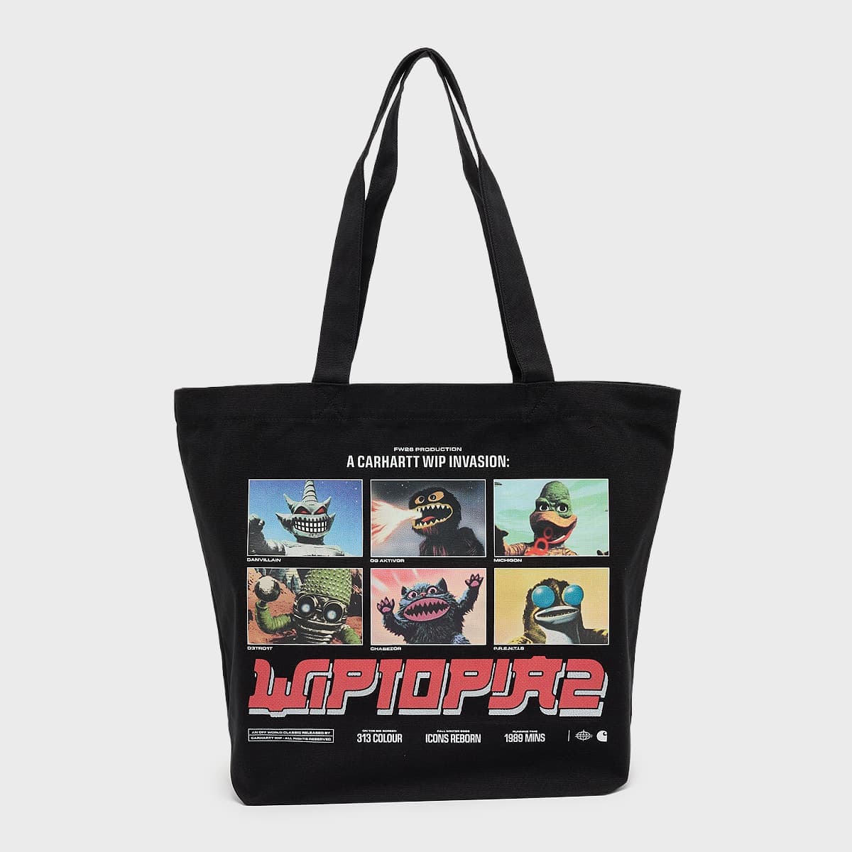 Canvas Graphic Tote Bag