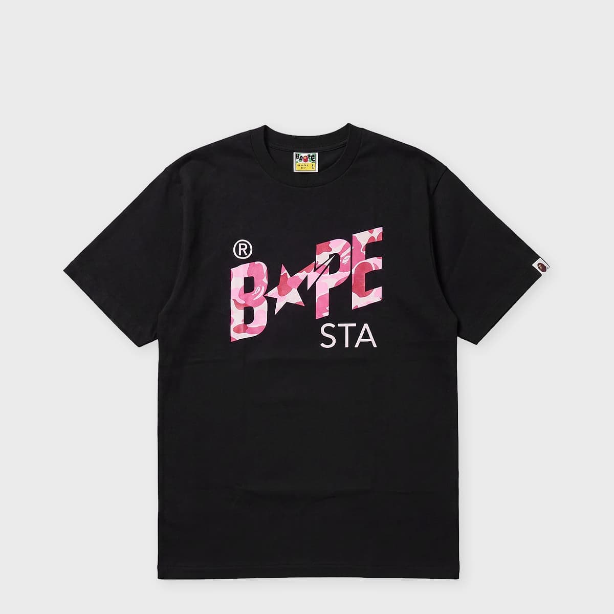 ABC Camo Bape Sta Tee black x pink
