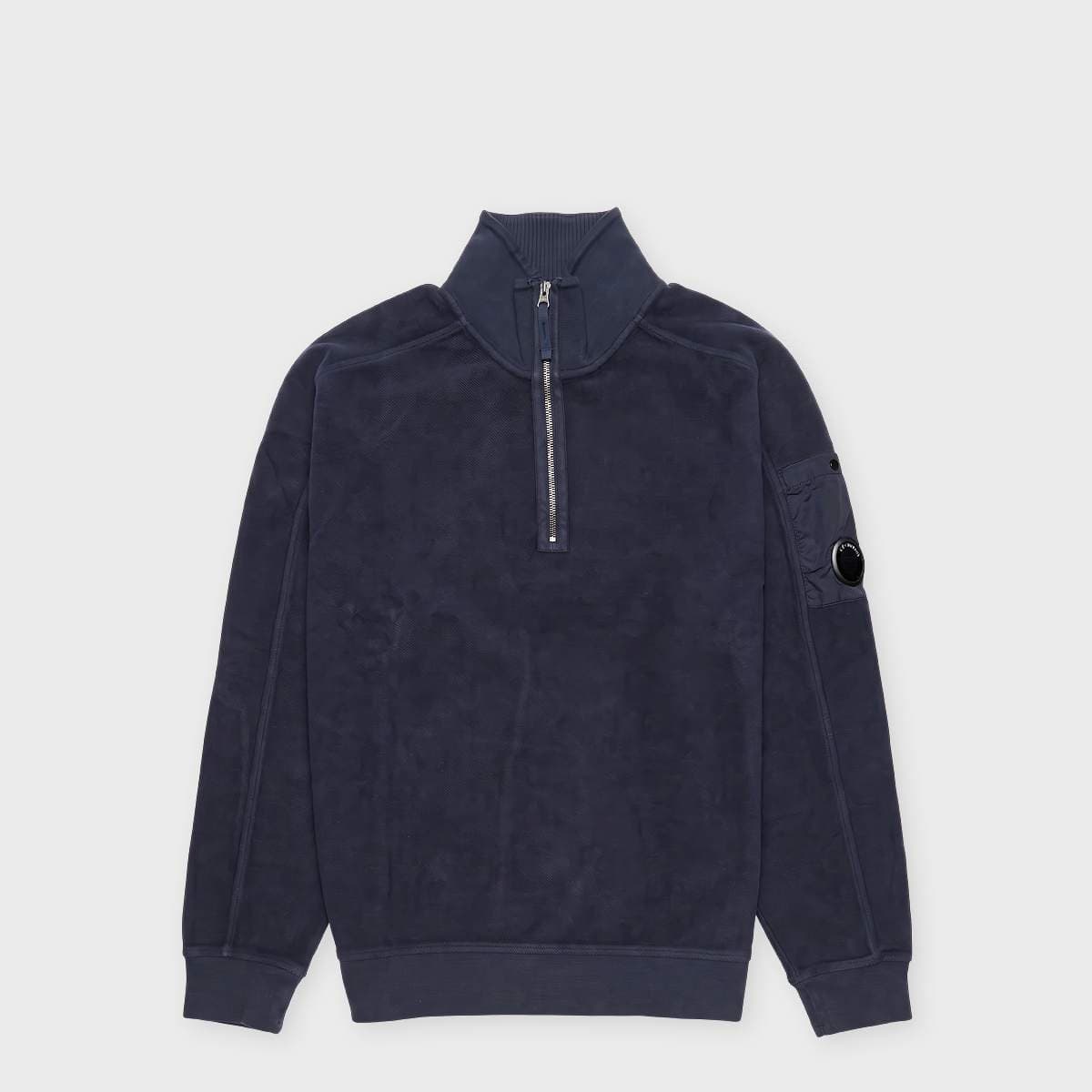 Sweatshirt Polo Collar Brushed