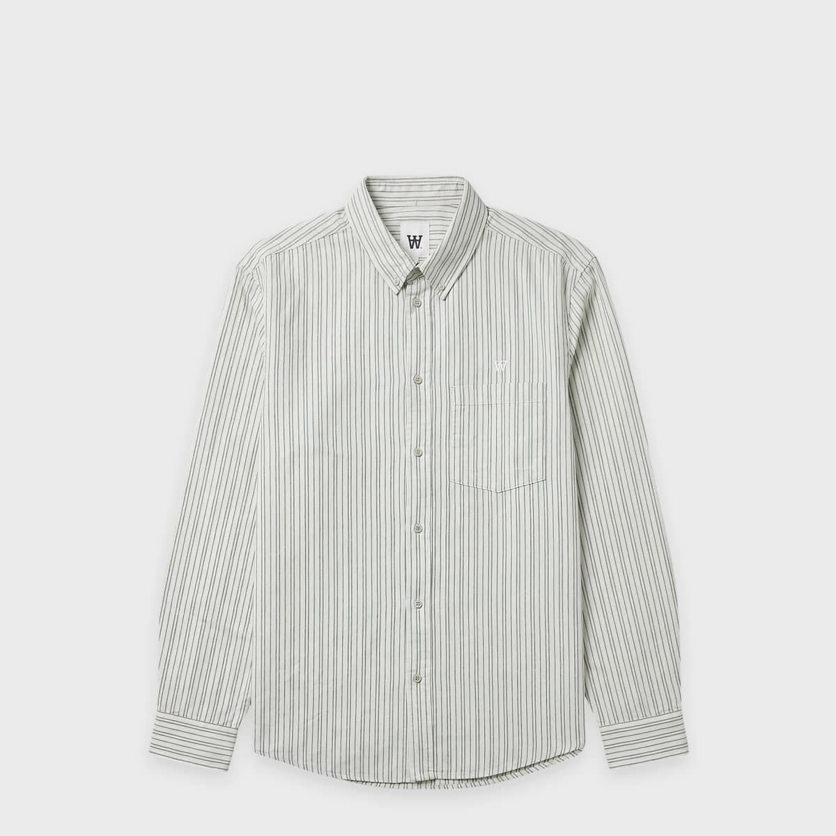 Adam Shirt silver birch stripe