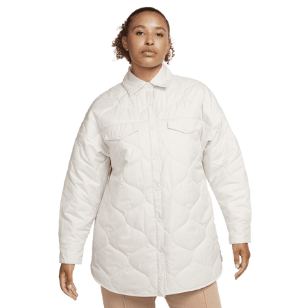 Women's Quilted Trench Jacket ( light orewood / sail)