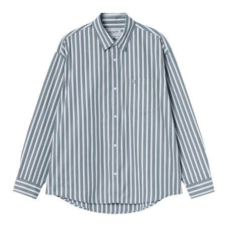 L/S Malden Shirt (malden stripe / angelite)