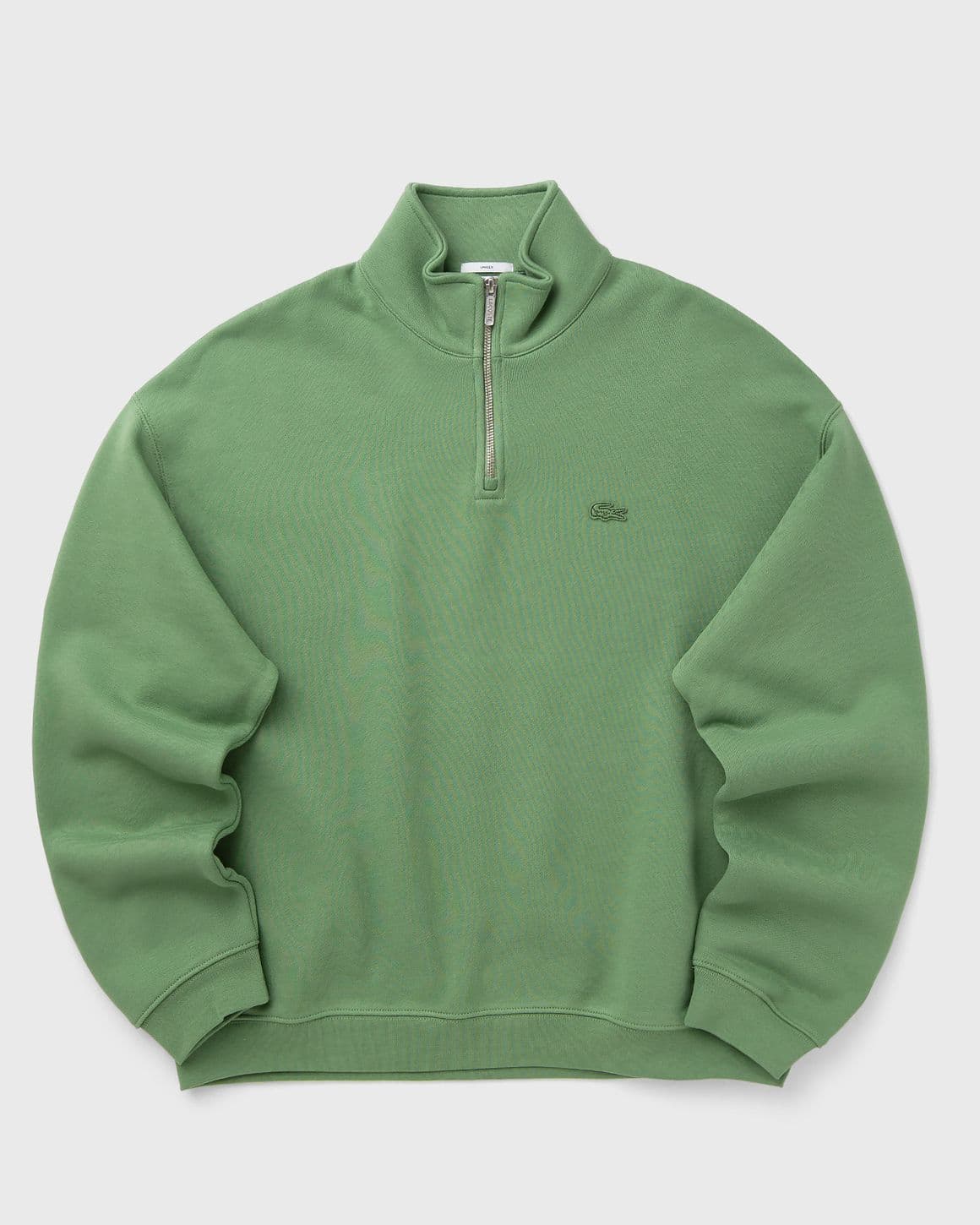Heavy Fleece Zipper Neck Sweatshirt