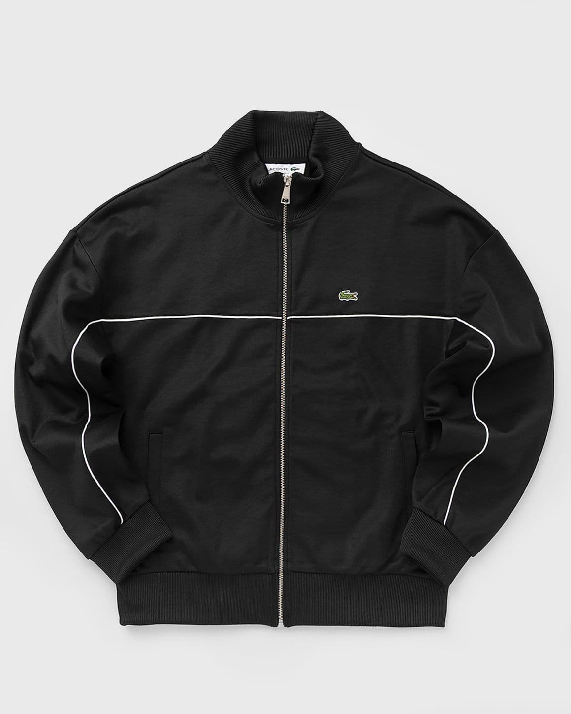 Trim Accent Zipped Sweatshirt