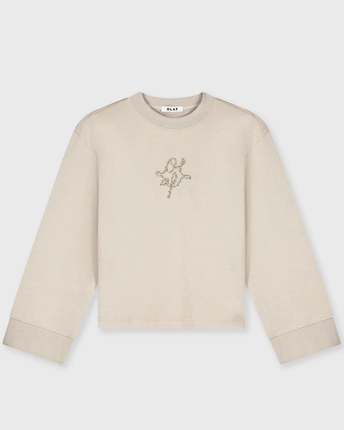 DOTTED MONOGRAM CREWNECK