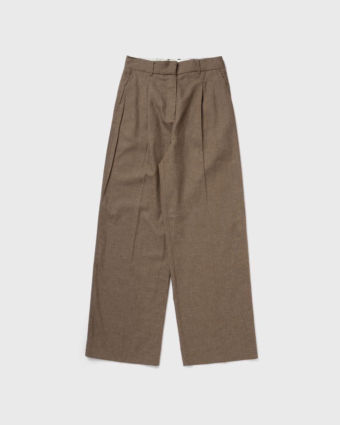 LINEN TAILORED TROUSERS