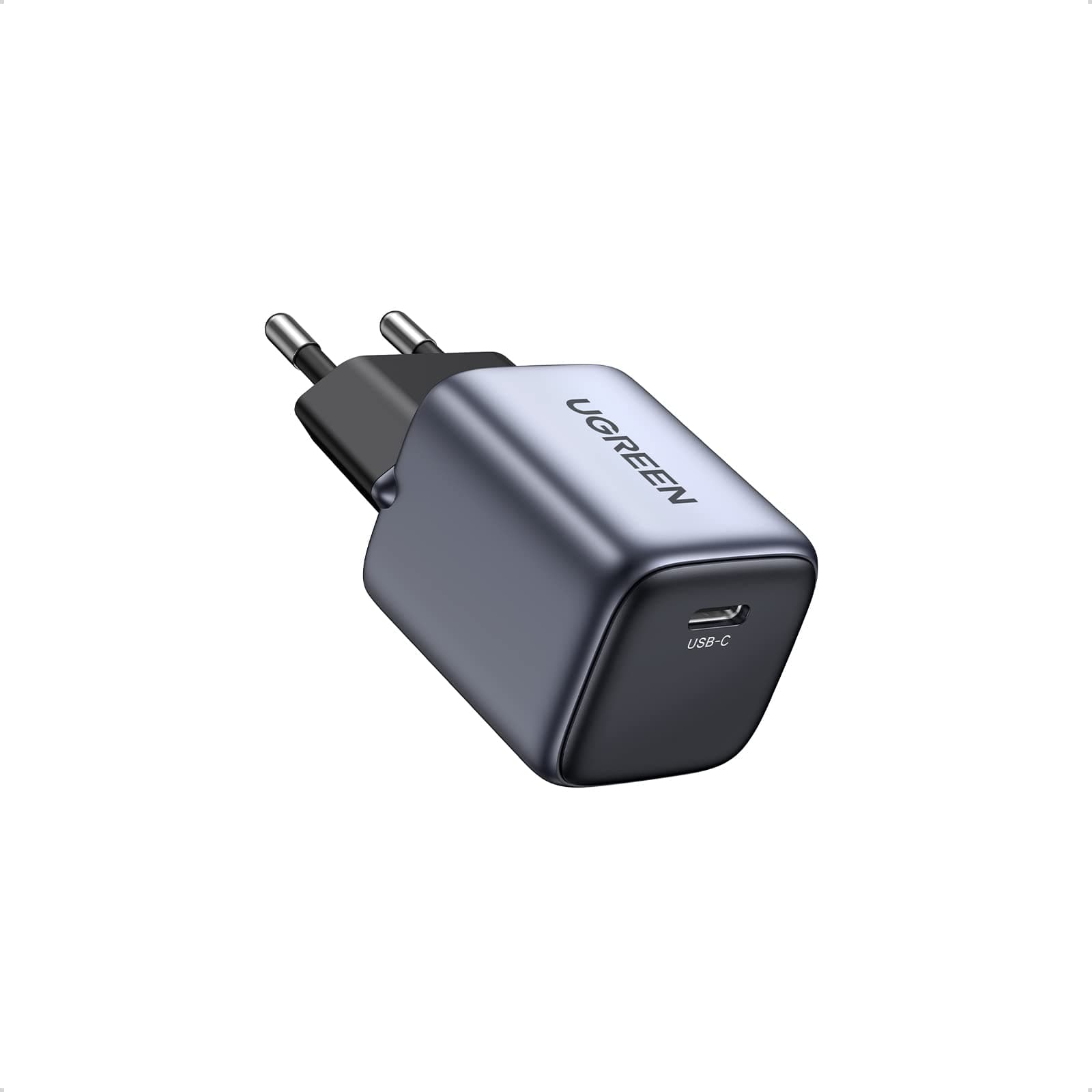 UGREEN Nexode USB C Ladegerät 30W USB C Netzteil GaN II Tech Schnellladegerät kompatibel mit iPhone 17 Pro Max, 17, 16, 15, 14, Galaxy S25 Ultra, S24, iPad, Tab A8, Pixel 9, HomePod (Schwarz)