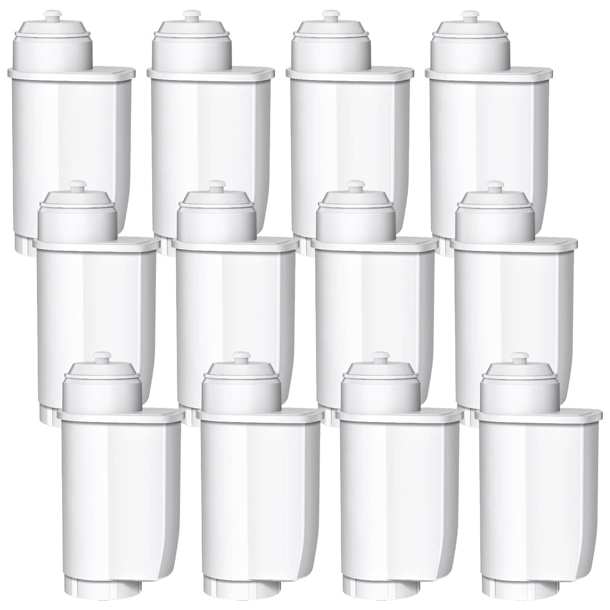 Mutital Filtre à eau pour Siemens® EQ Series, EQ3/EQ6/EQ9, EQ500, S700, 3200 Filtre à eau automatique pour Bosch® TCZ7003, TCZ7033, pour Brita® Intenza 57549 (12 Pièces)