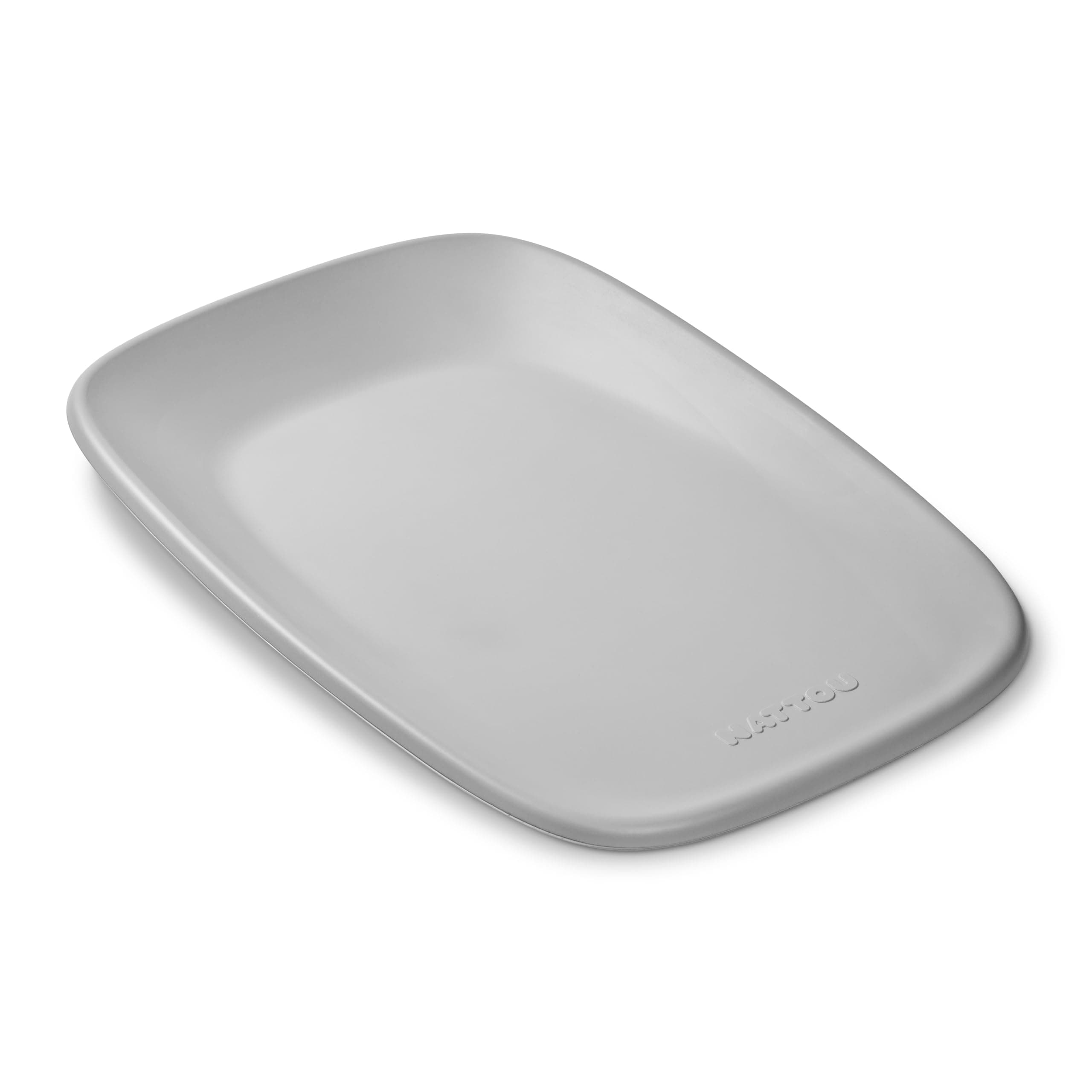 Nattou Cambiador de suave espuma de PU, Cambiador lavable, Aprox. 50 x 70 cm, Softy, Gris