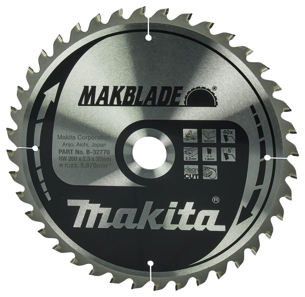 Makita Makblade Saegeblatt, 260 x 30 mm, 40Z, B-32770
