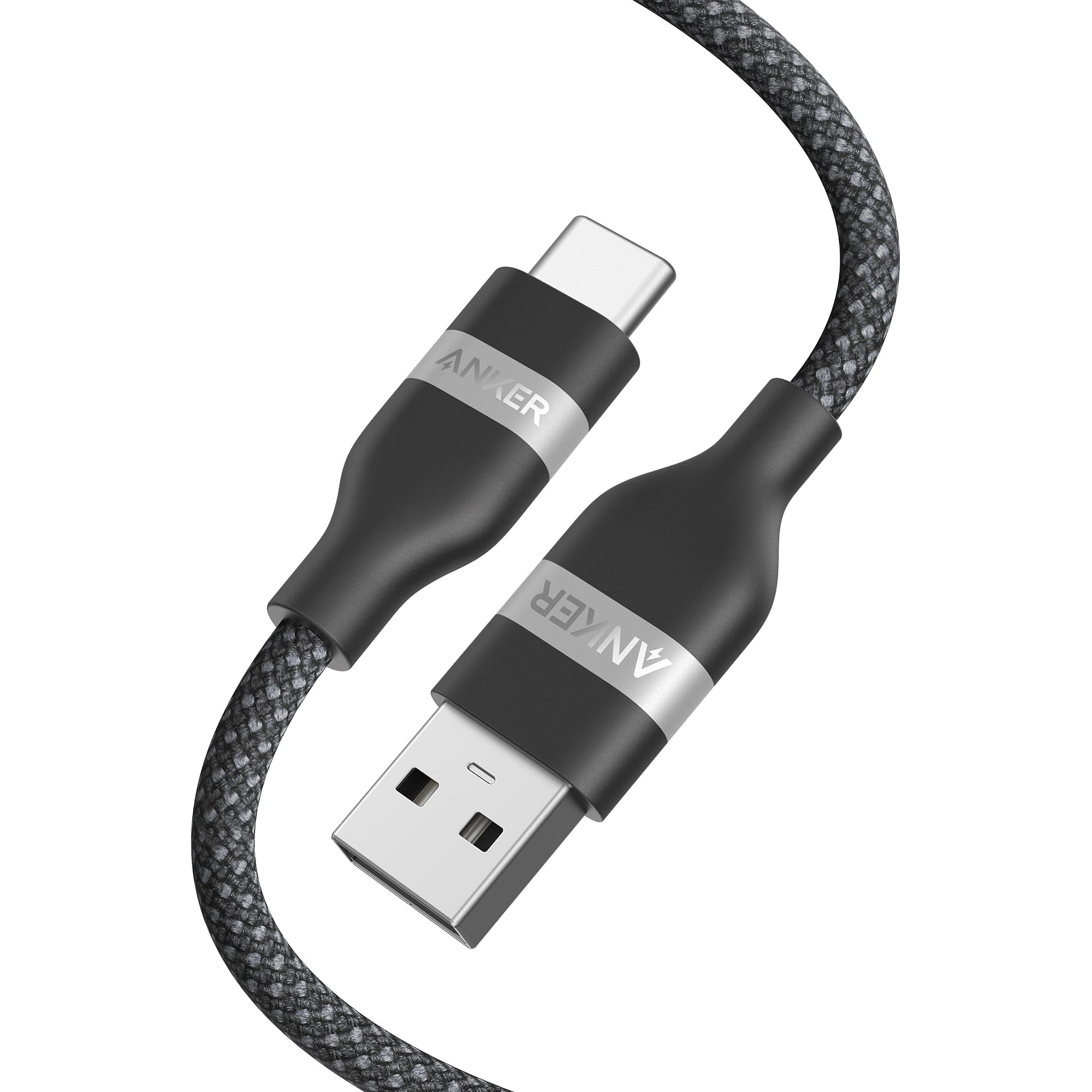 Anker USB C Kabel, Upcycled-Flechtgewebe USB 2.0 Kabel 90cm, USB auf USB C Ladekabel für iPhone 16/15 Serie, MacBook Pro, Galaxy Note20, iPad Air und mehr